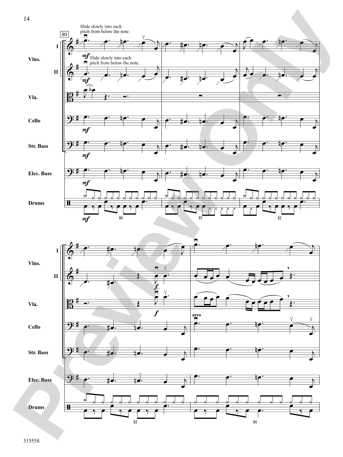 Led Zeppelin Medley: String Orchestra Conductor Score & Parts