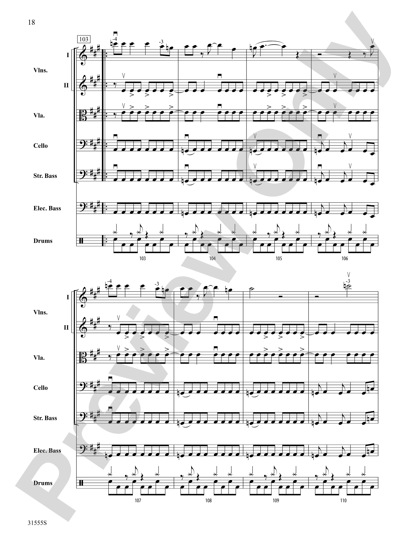 Led Zeppelin Medley: String Orchestra Conductor Score & Parts