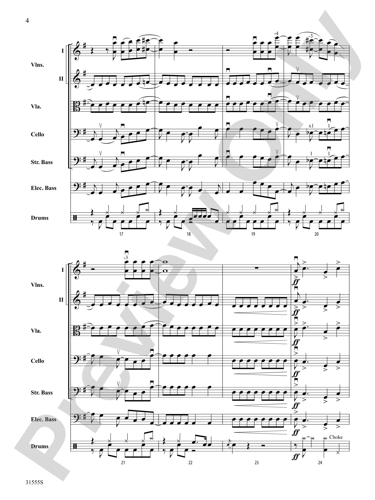 Led Zeppelin Medley: String Orchestra Conductor Score & Parts
