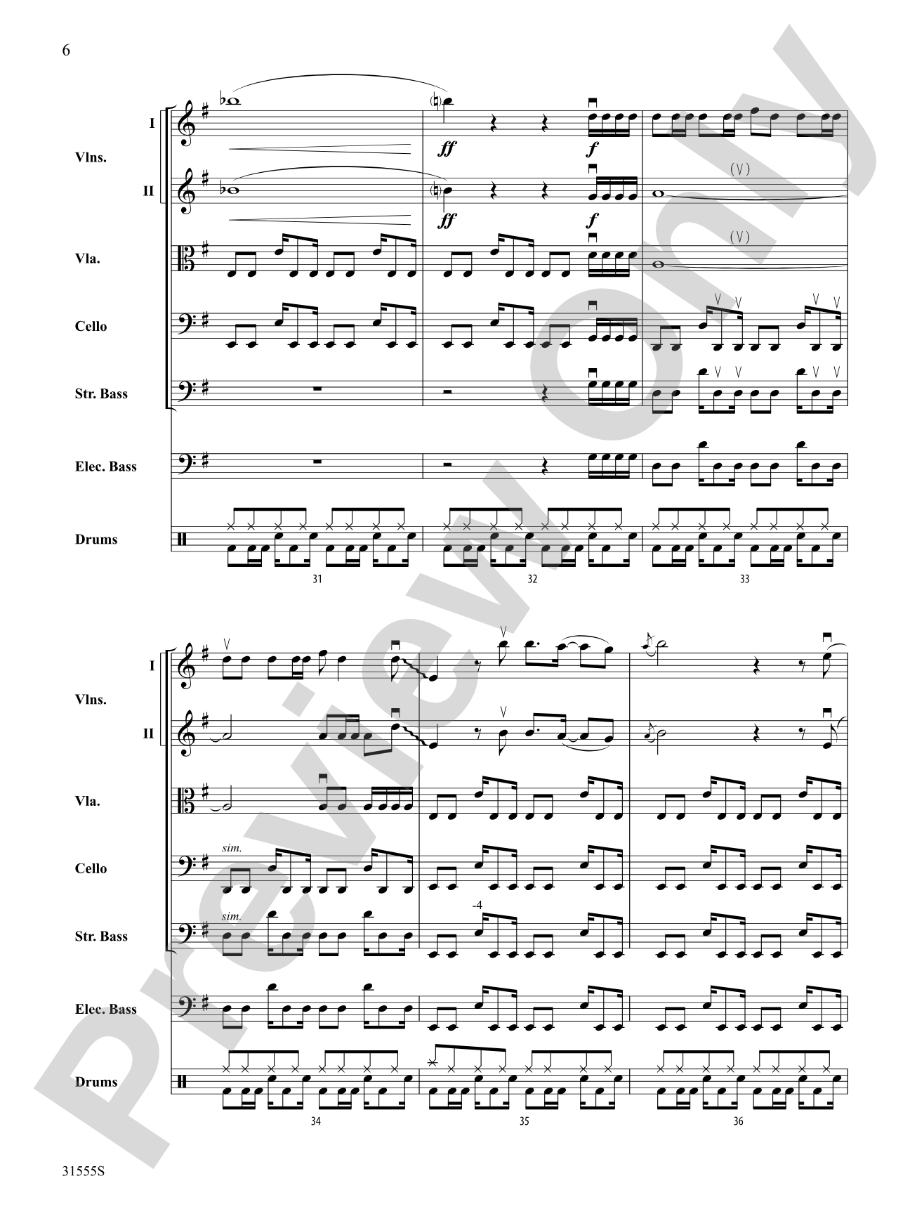 Led Zeppelin Medley: String Orchestra Conductor Score & Parts