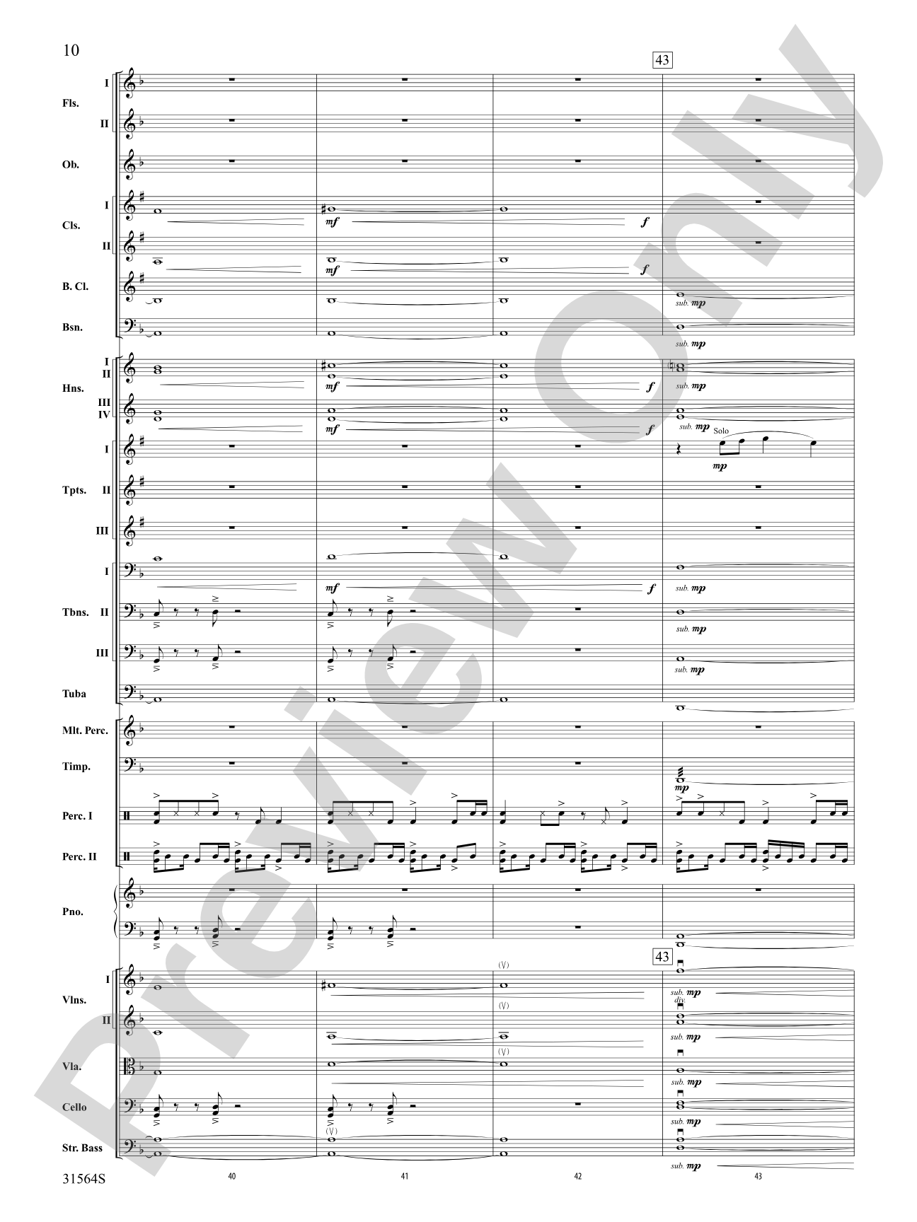 The Dark Knight, Concert Suite from: Full Orchestra Conductor Score & Parts