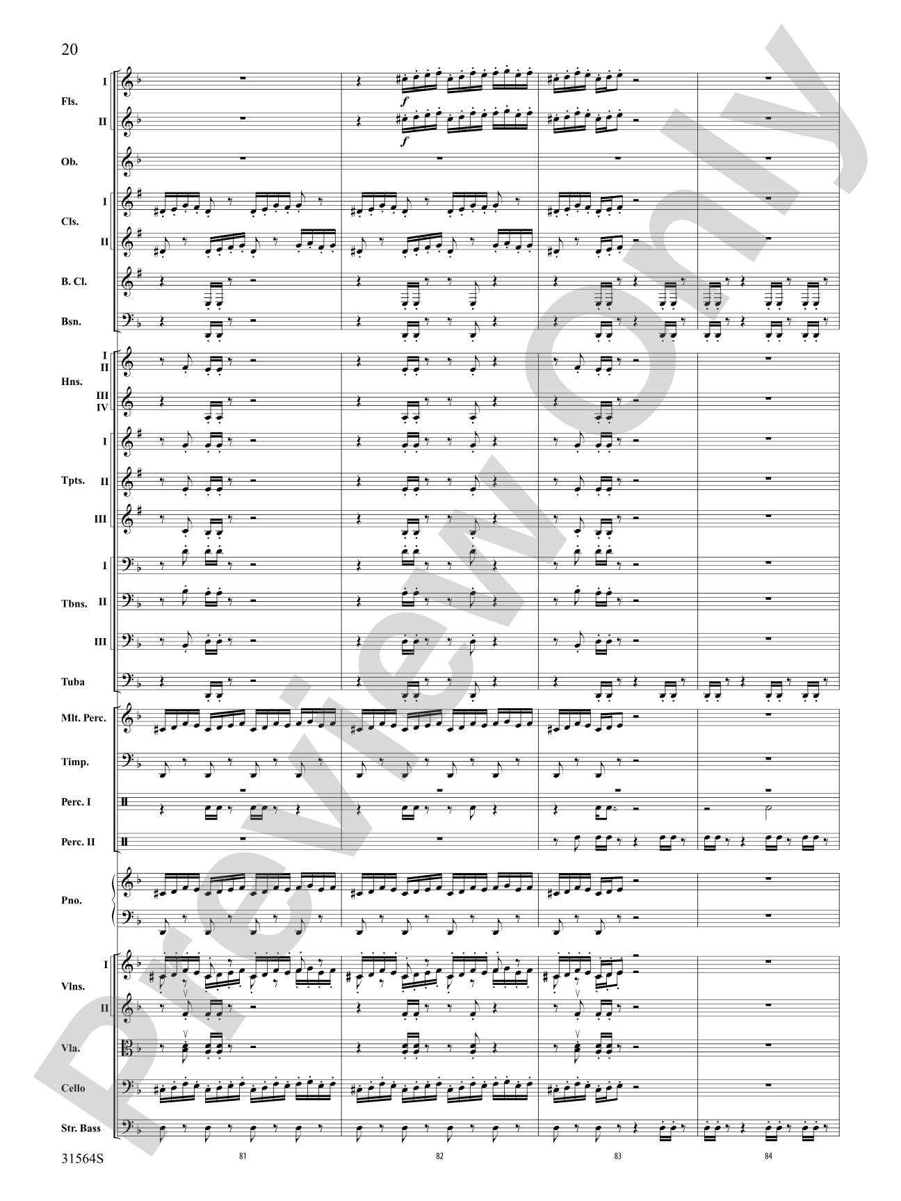 The Dark Knight, Concert Suite from: Full Orchestra Conductor Score & Parts