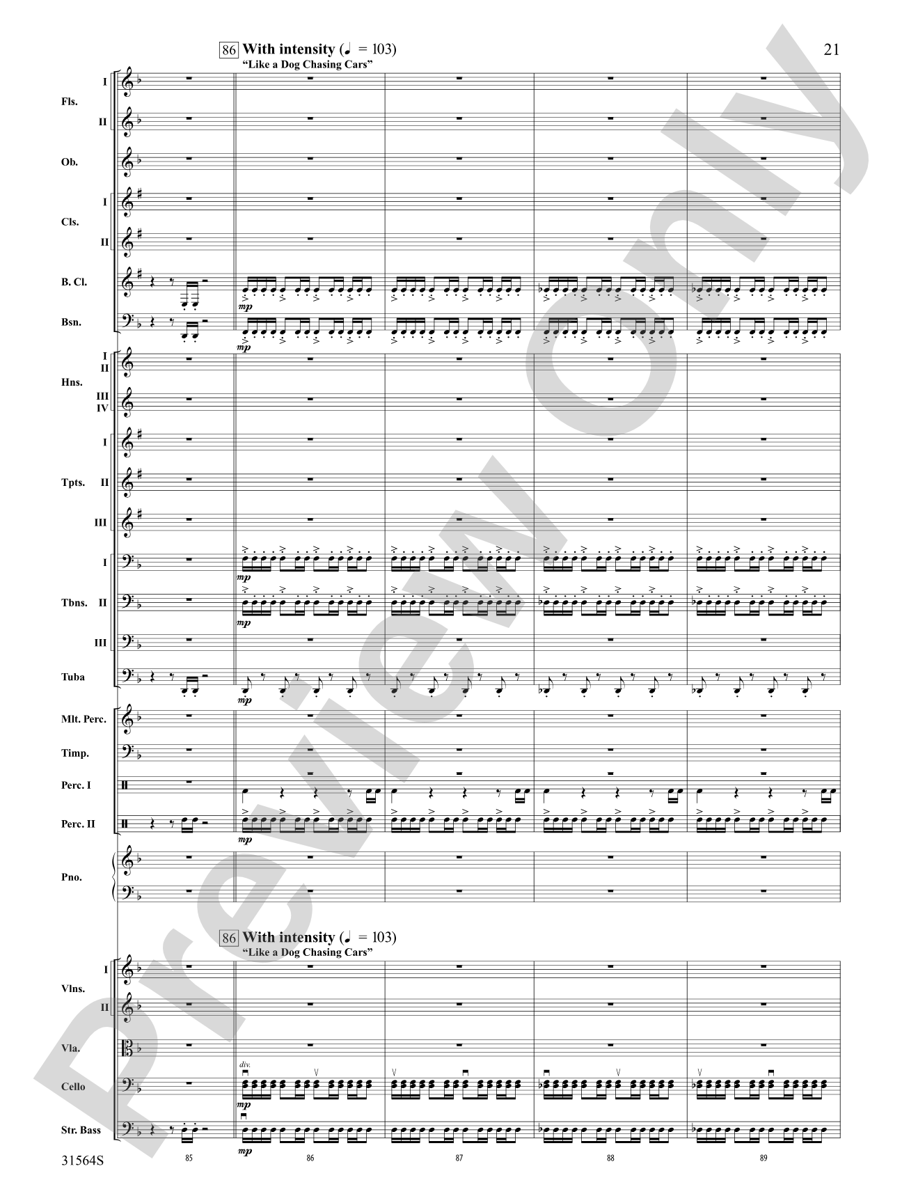 The Dark Knight, Concert Suite from: Full Orchestra Conductor Score & Parts
