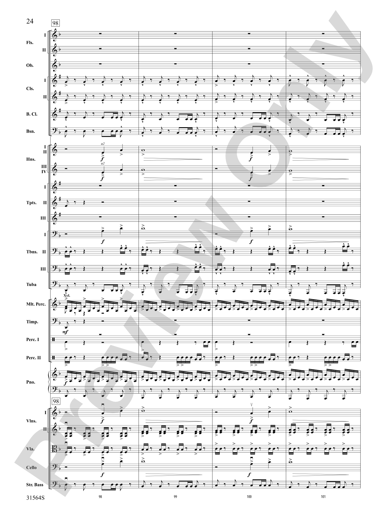 The Dark Knight, Concert Suite from: Full Orchestra Conductor Score & Parts