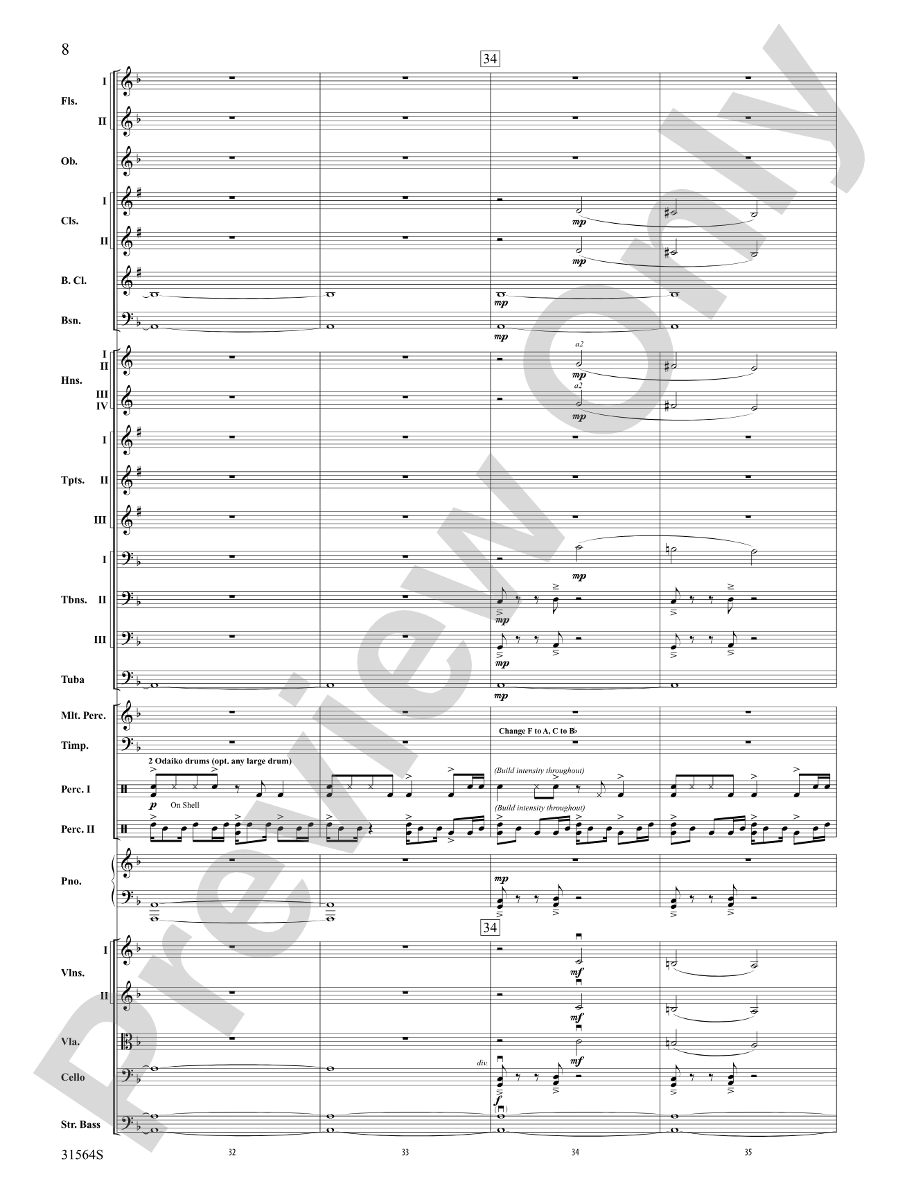 The Dark Knight, Concert Suite from: Full Orchestra Conductor Score & Parts