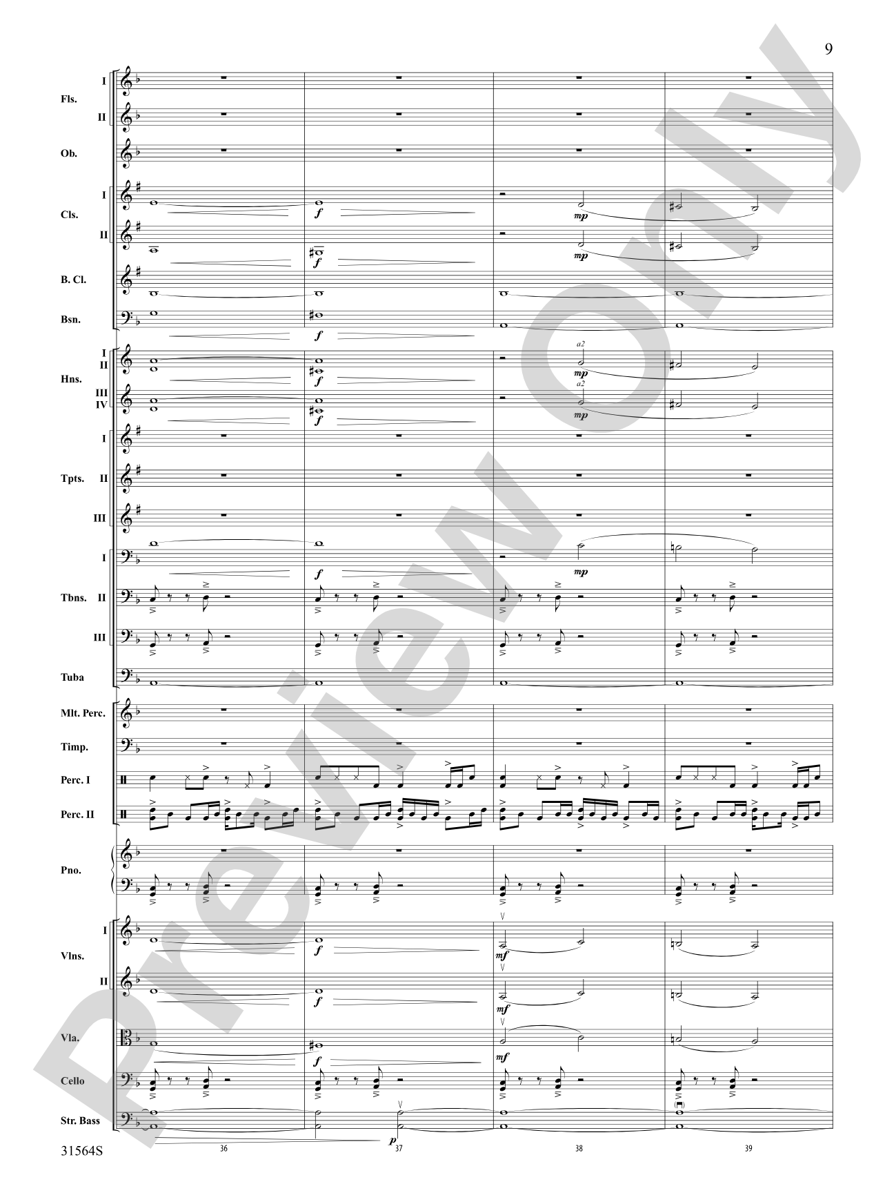 The Dark Knight, Concert Suite from: Full Orchestra Conductor Score & Parts