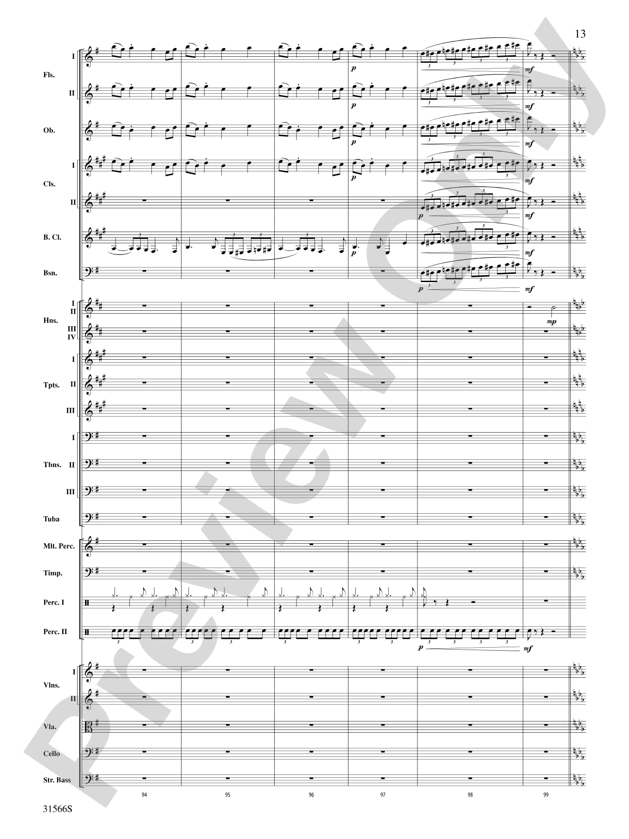 Salute to the Cinema: Full Orchestra Conductor Score & Parts