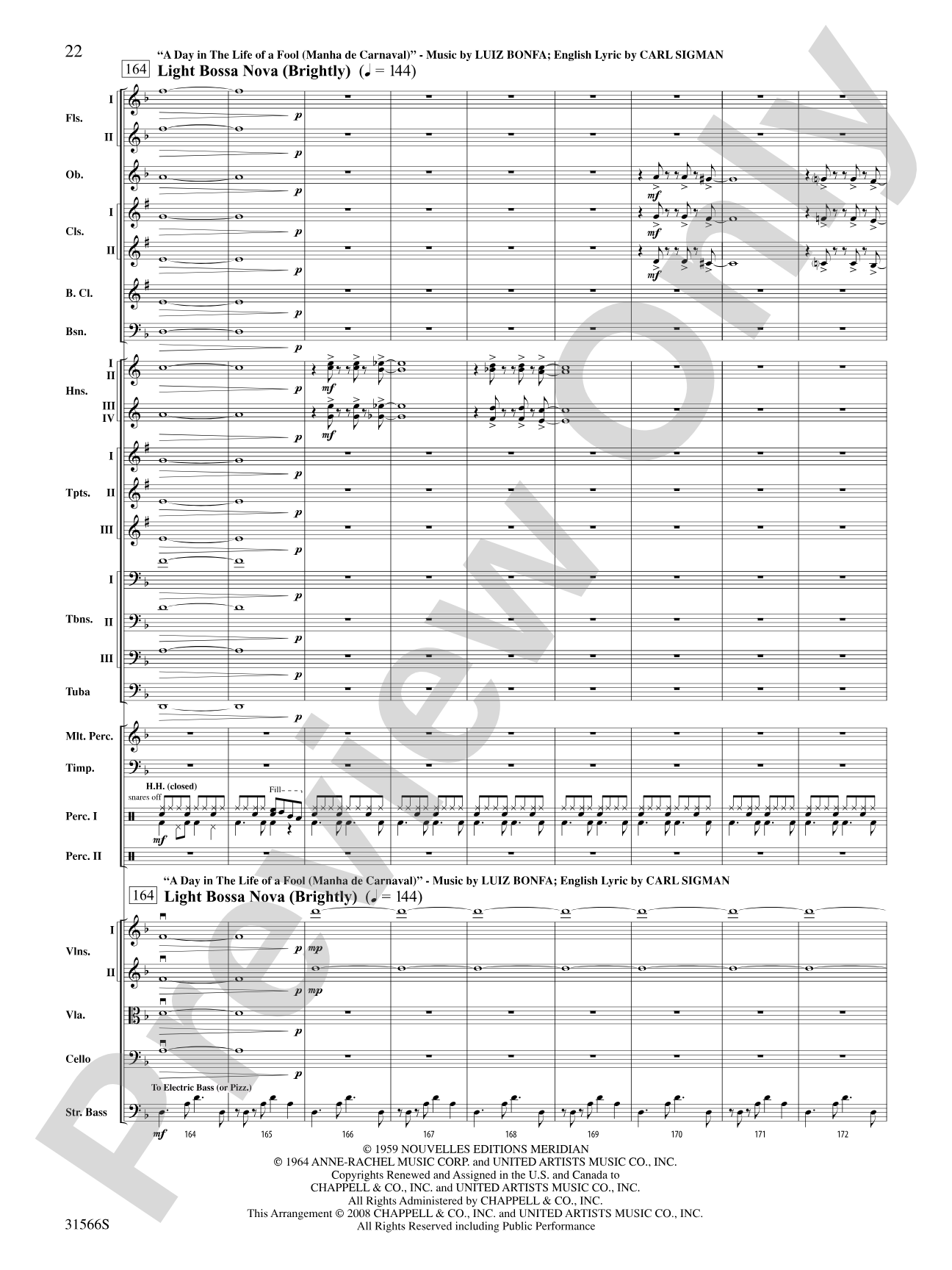 Salute to the Cinema: Full Orchestra Conductor Score & Parts