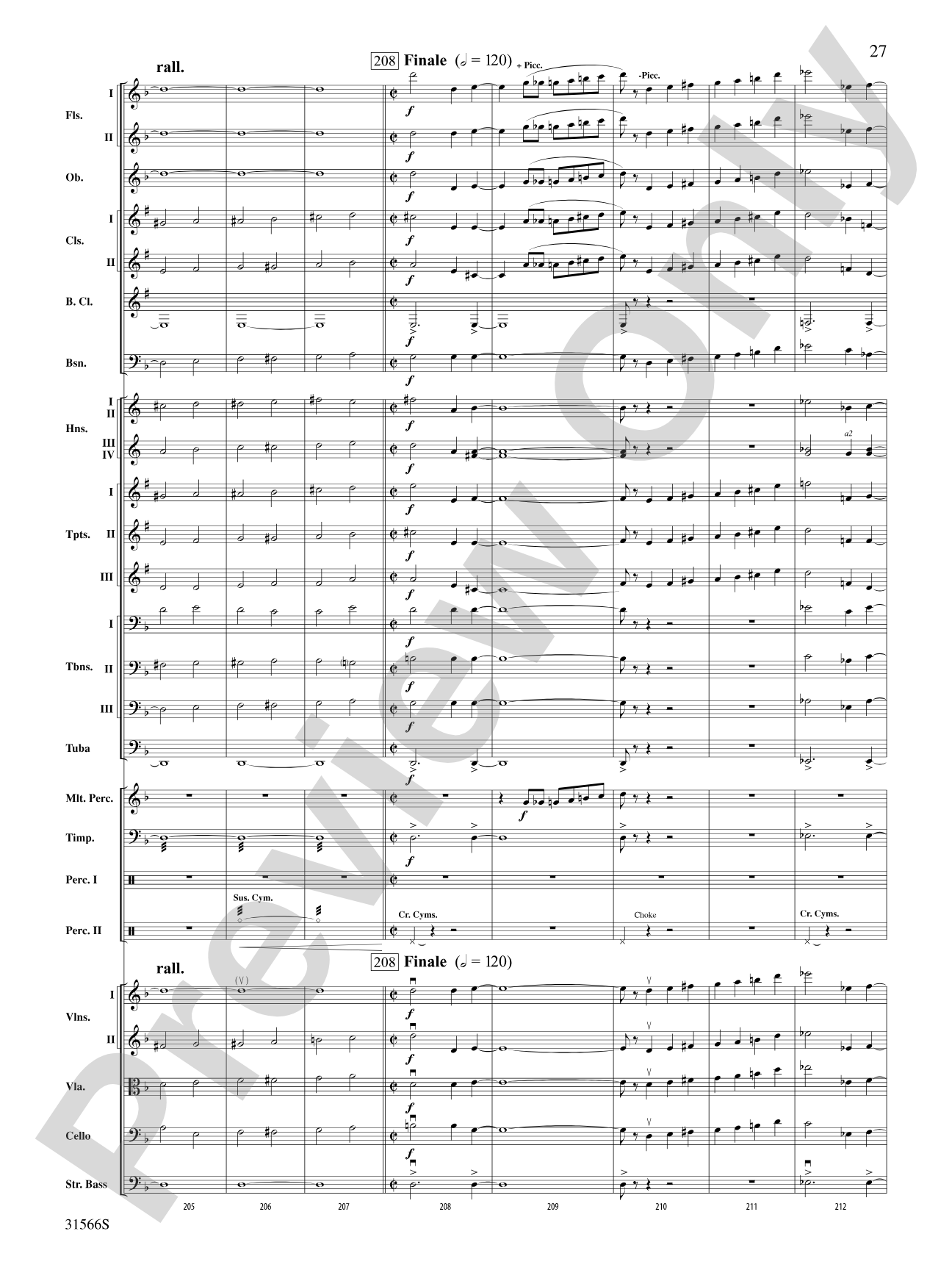 Salute to the Cinema: Full Orchestra Conductor Score & Parts