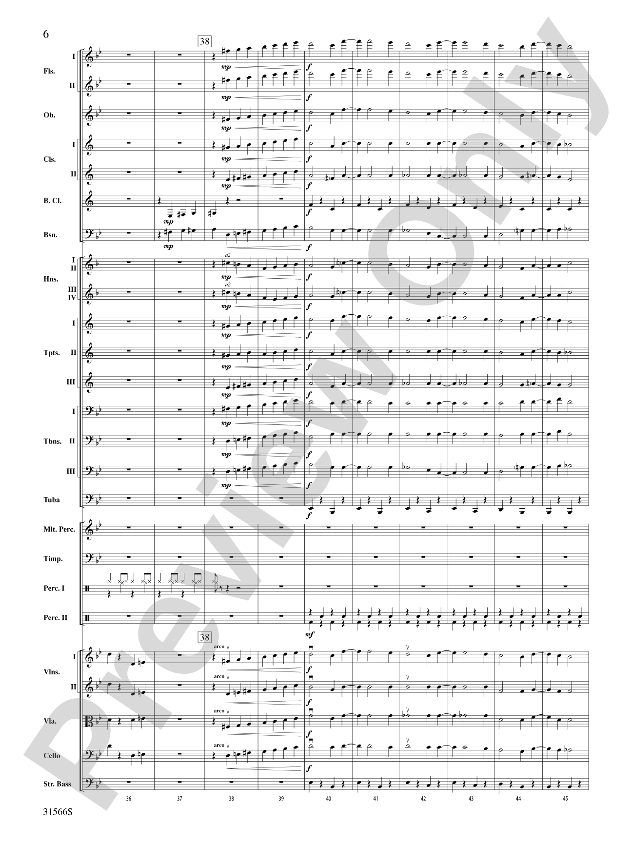 Salute to the Cinema: Full Orchestra Conductor Score & Parts