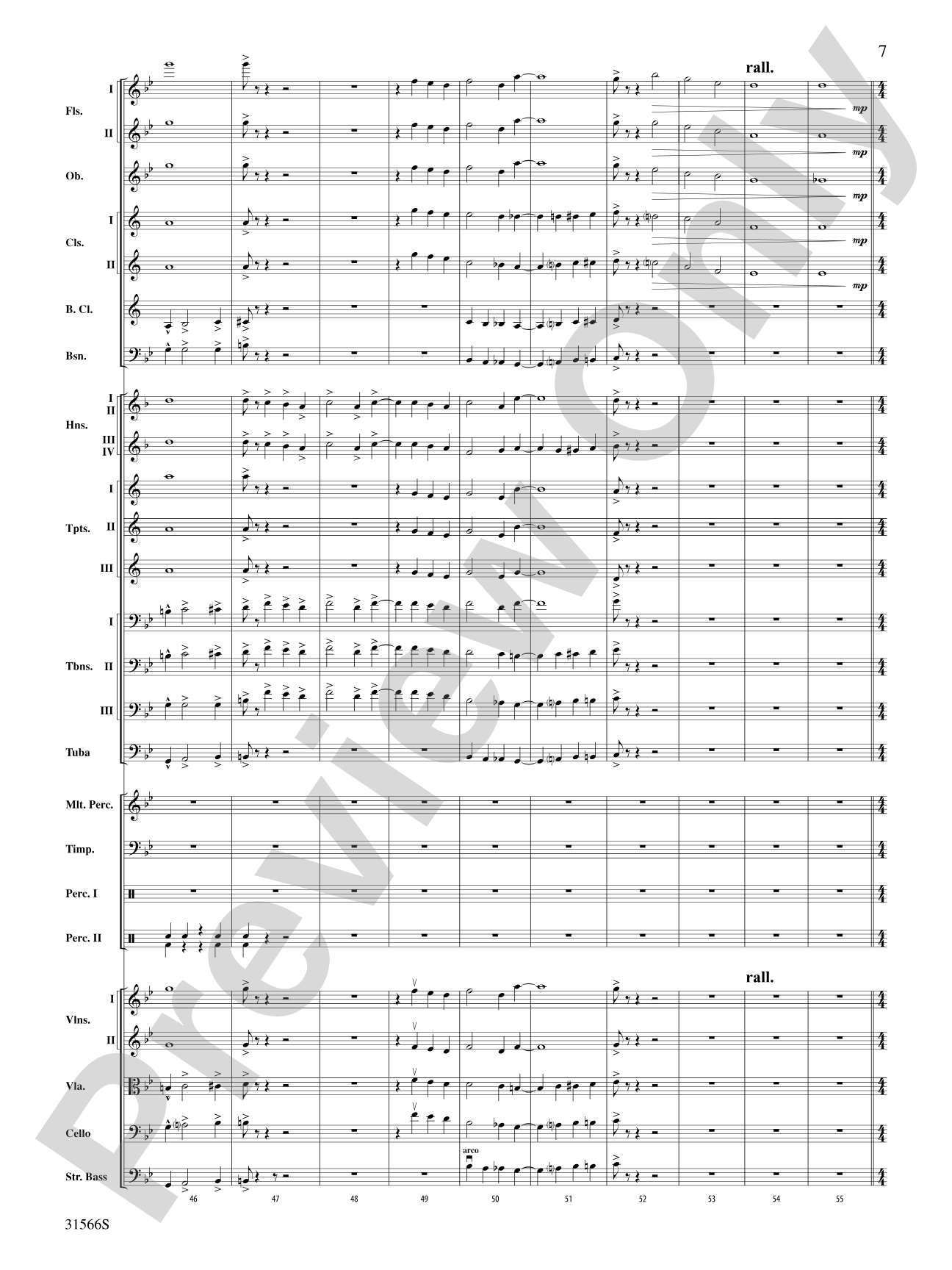 Salute to the Cinema: Full Orchestra Conductor Score & Parts
