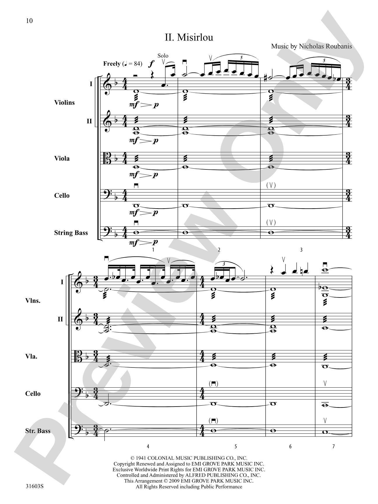 Two Folk Dances: String Orchestra Conductor Score & Parts