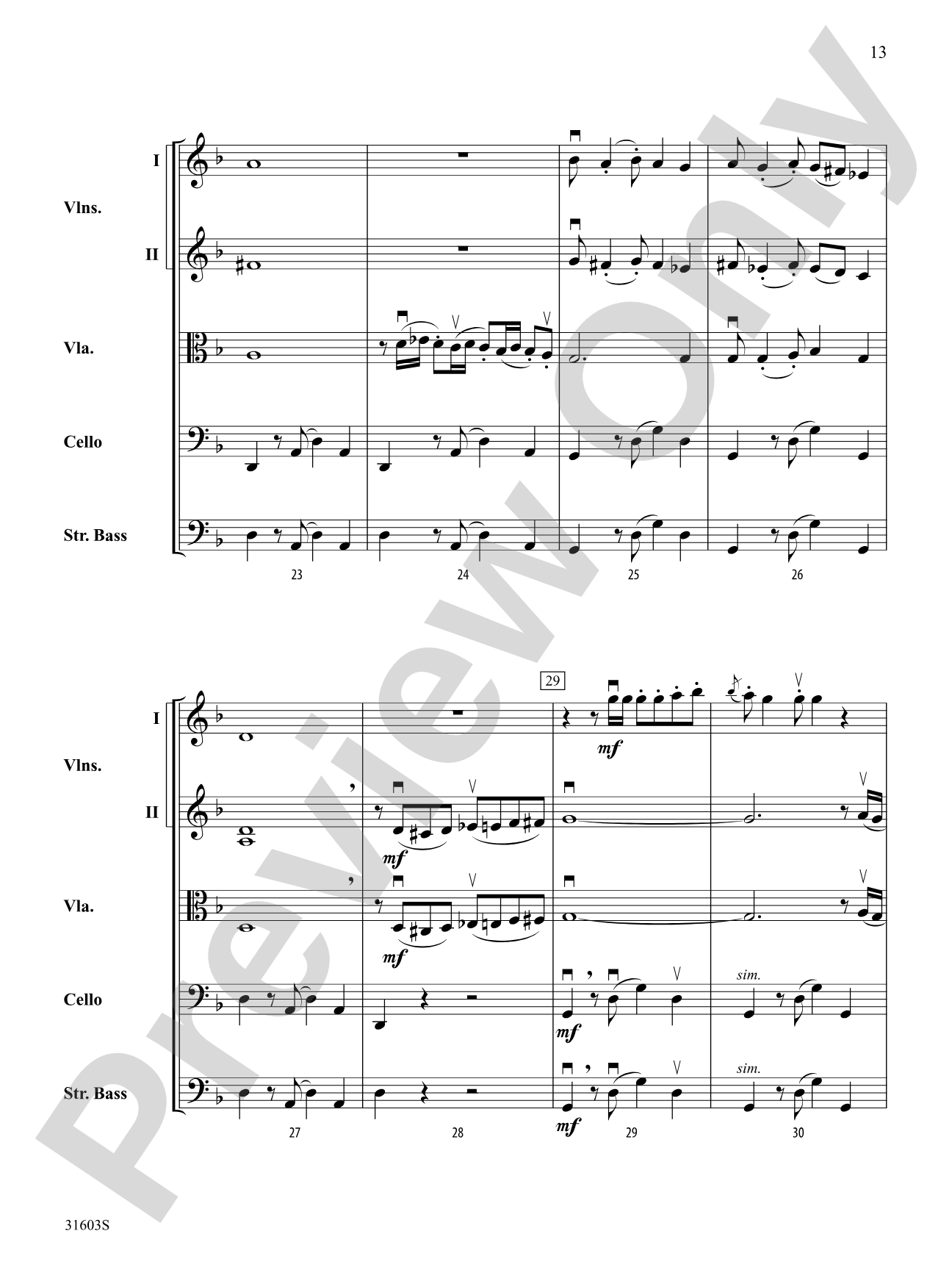 Two Folk Dances: String Orchestra Conductor Score & Parts