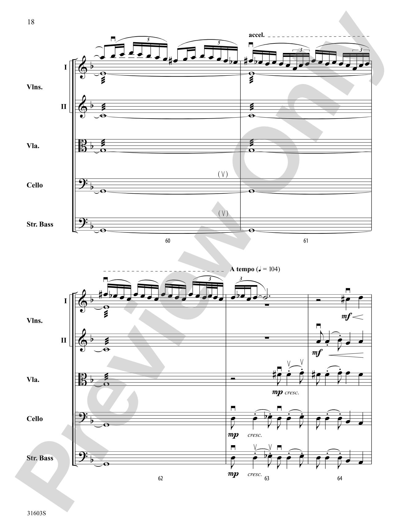 Two Folk Dances: String Orchestra Conductor Score & Parts