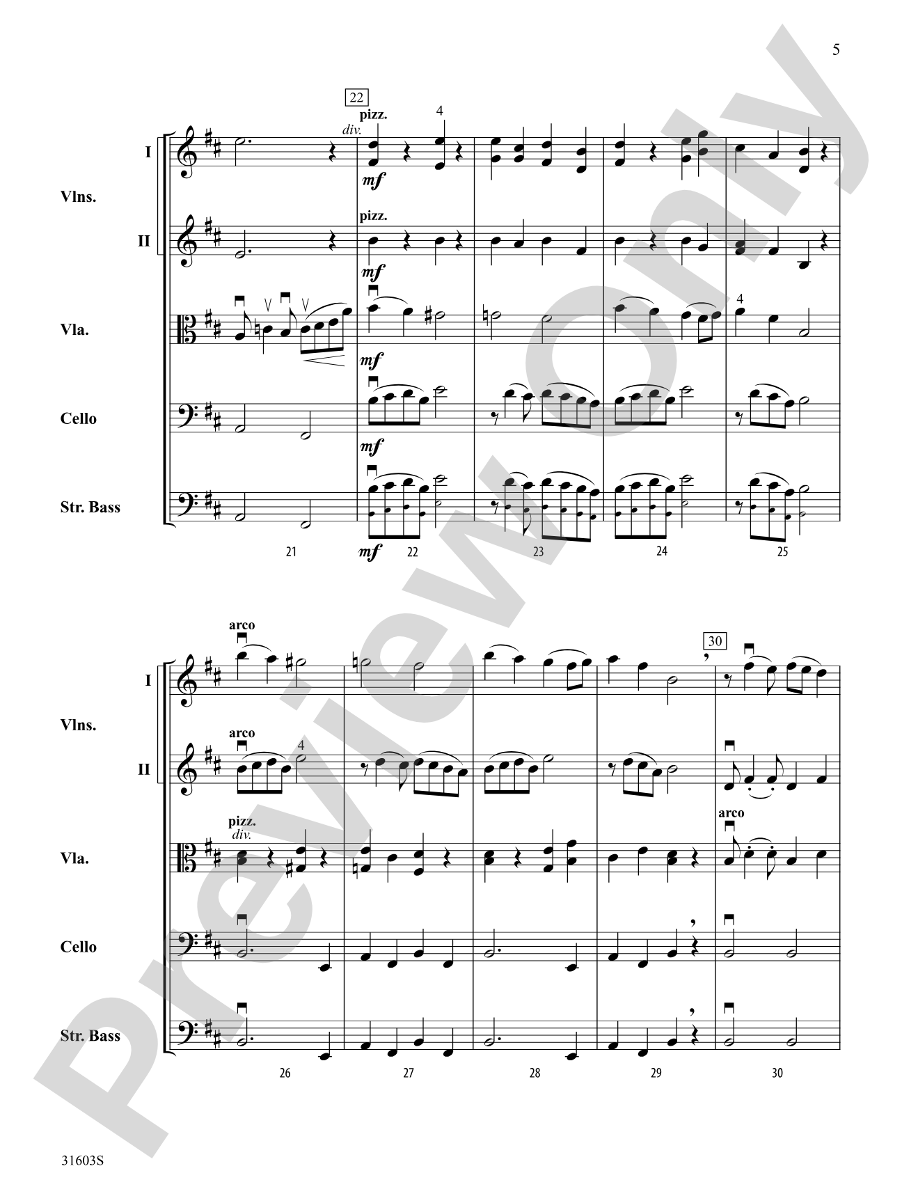 Two Folk Dances: String Orchestra Conductor Score & Parts