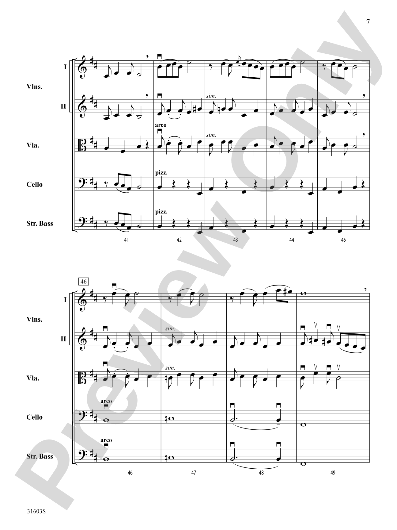 Two Folk Dances: String Orchestra Conductor Score & Parts