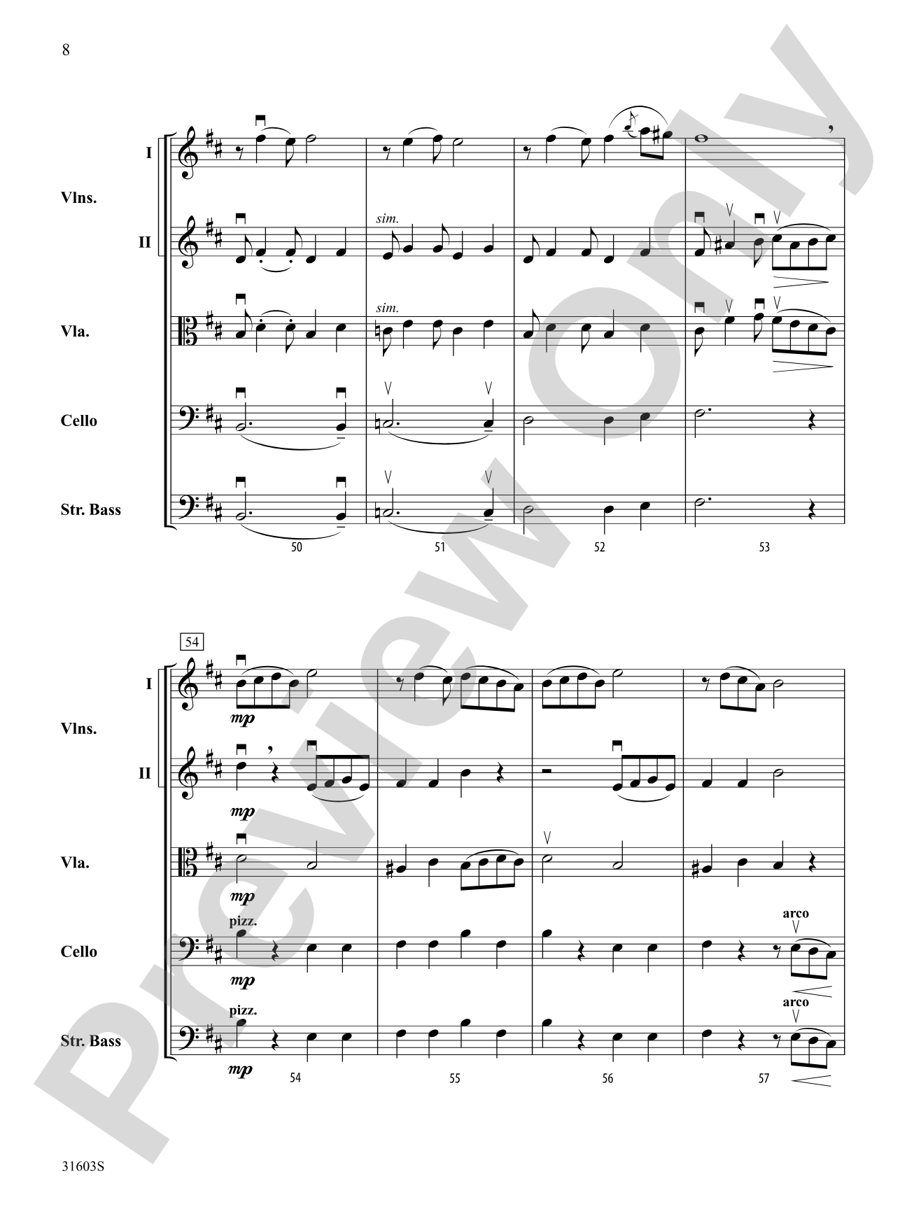 Two Folk Dances: String Orchestra Conductor Score & Parts