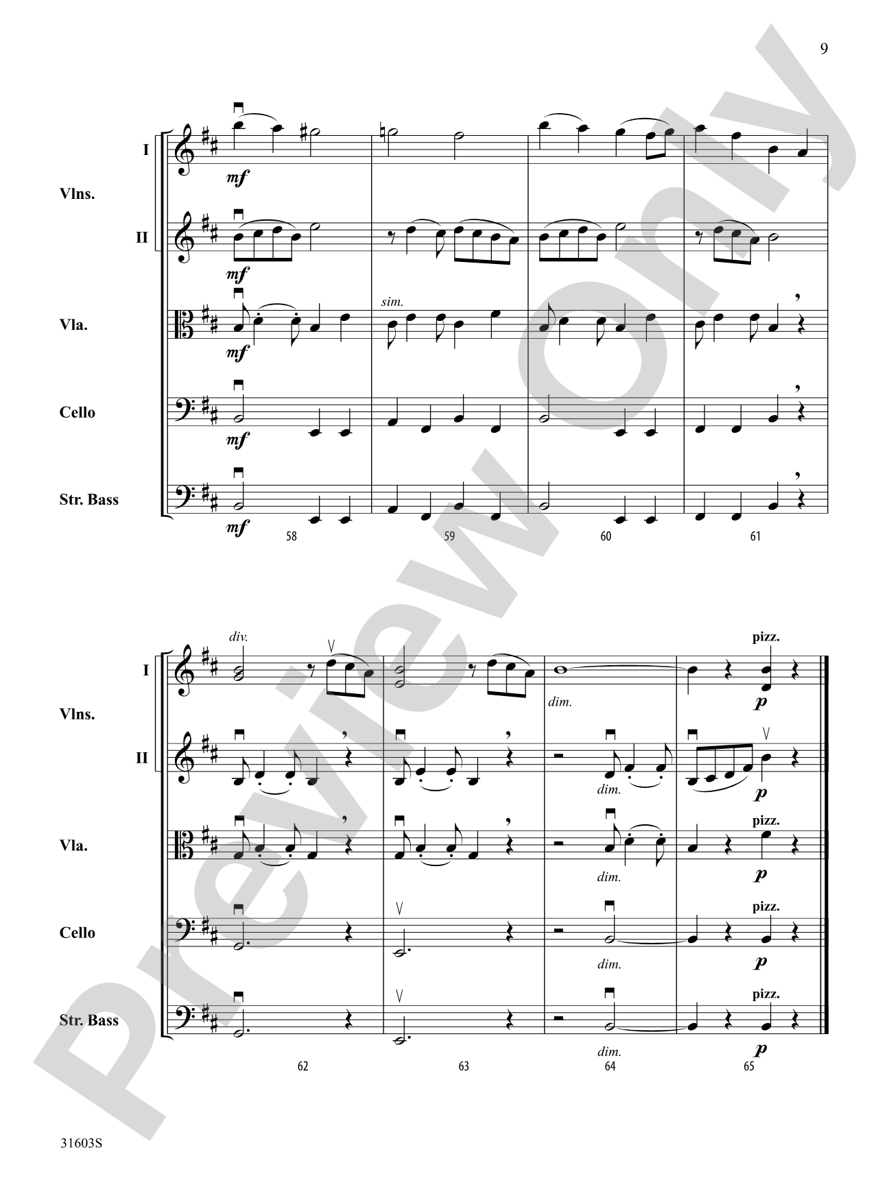 Two Folk Dances: String Orchestra Conductor Score & Parts
