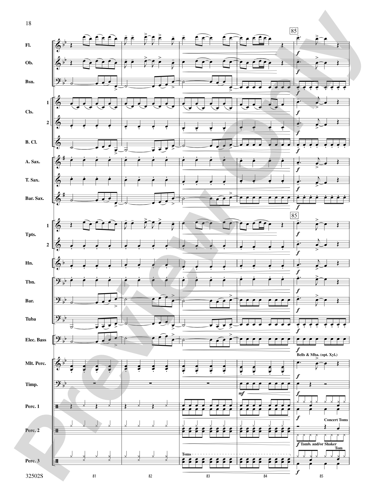 A Tribute to Journey: Concert Band Conductor Score & Parts
