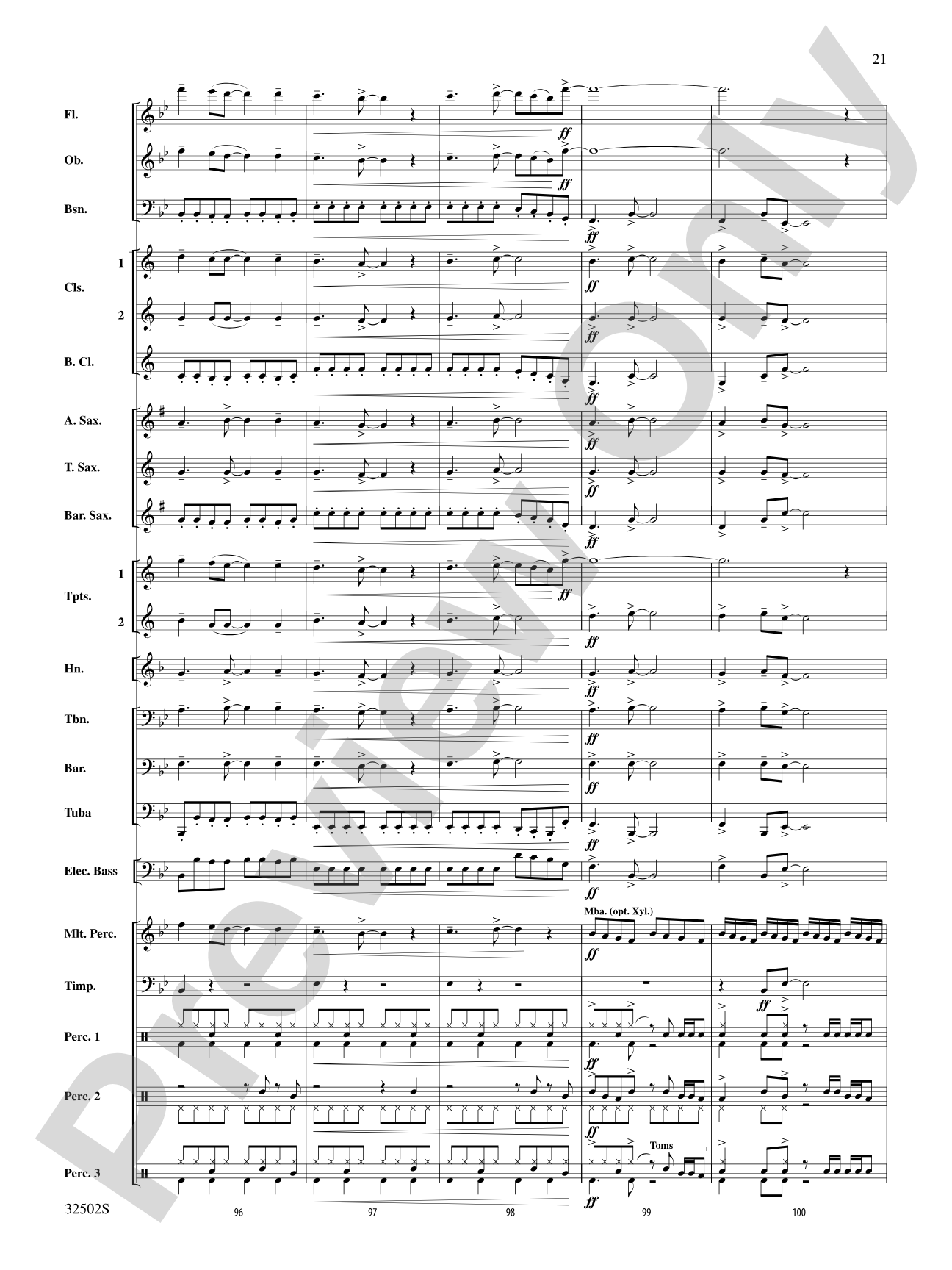 A Tribute to Journey: Concert Band Conductor Score & Parts