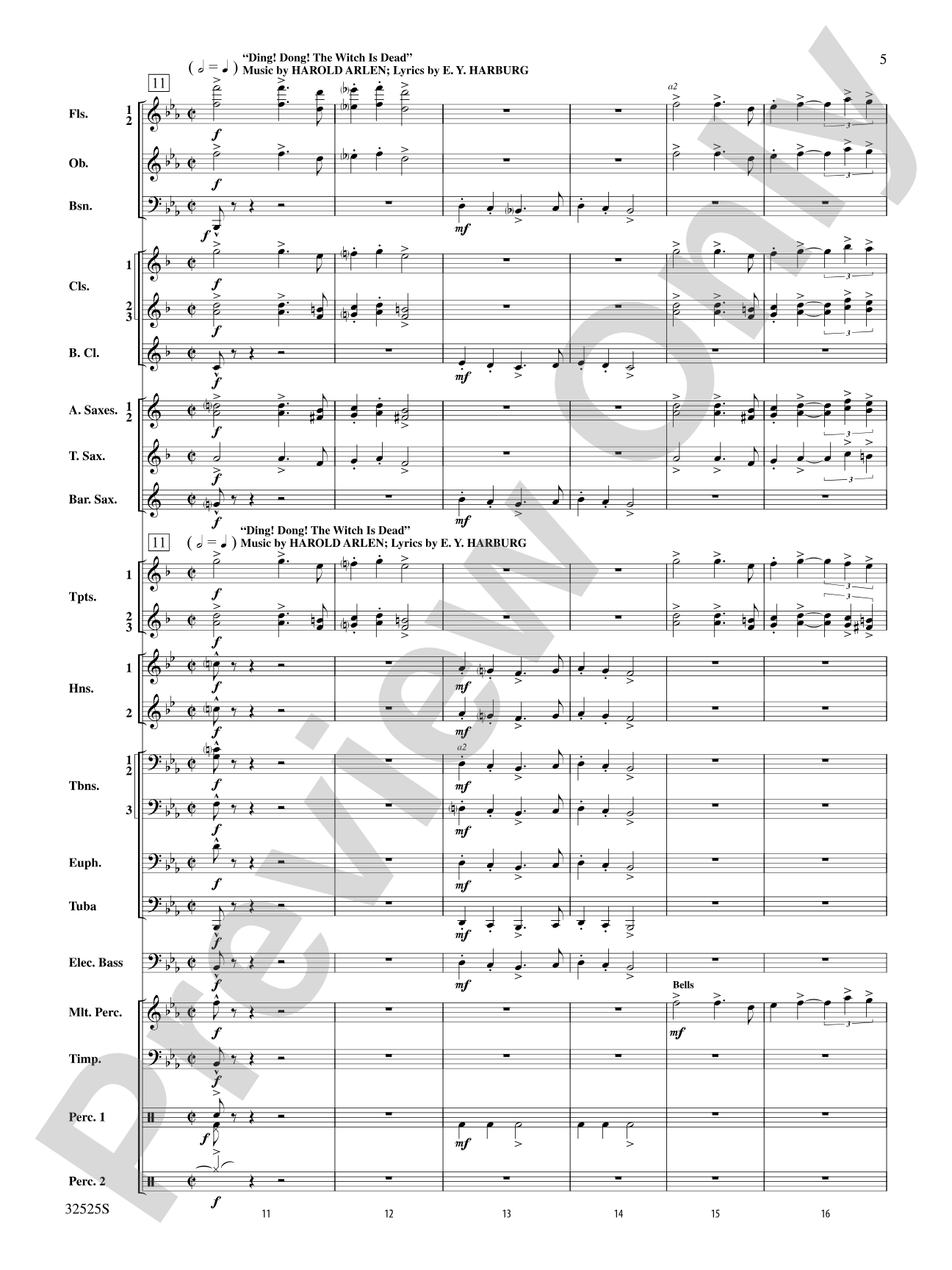 The Wizard of Oz Meets The Wiz: Concert Band Conductor Score & Parts