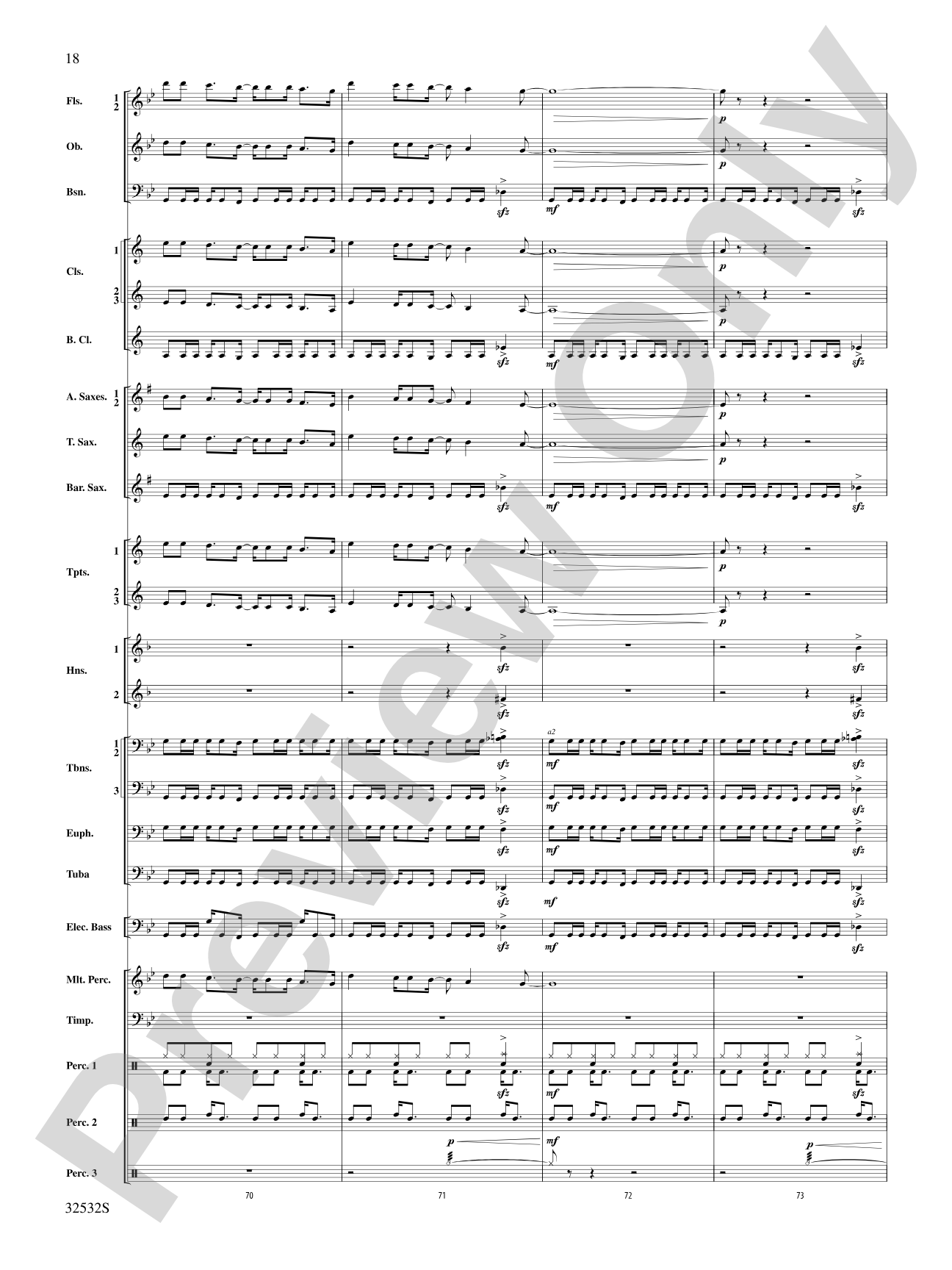 Led Zeppelin on Tour: Concert Band Conductor Score & Parts
