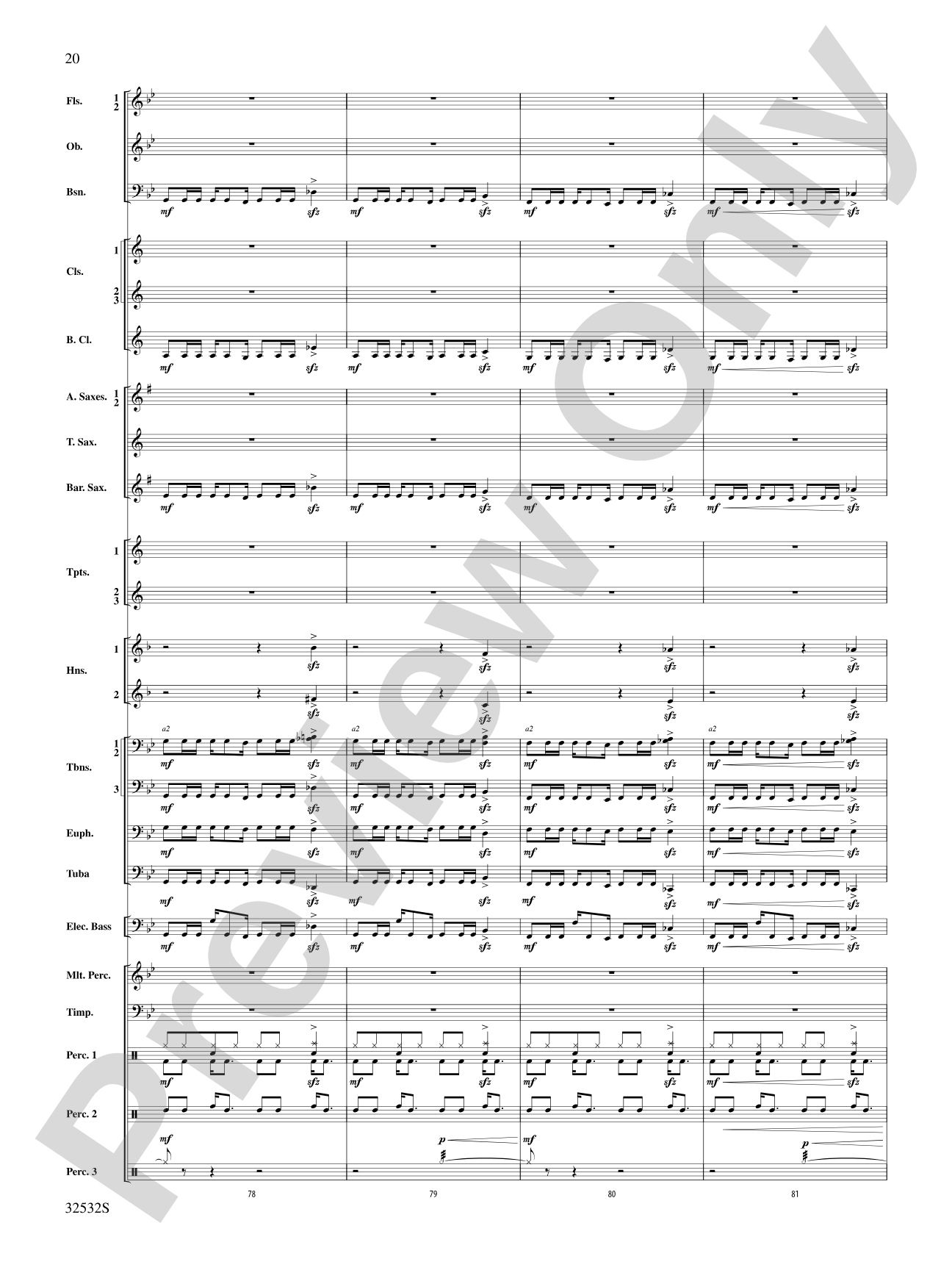 Led Zeppelin on Tour: Concert Band Conductor Score & Parts