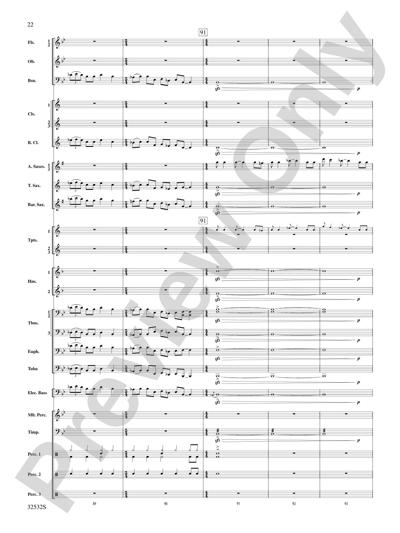 Led Zeppelin on Tour: Concert Band Conductor Score & Parts