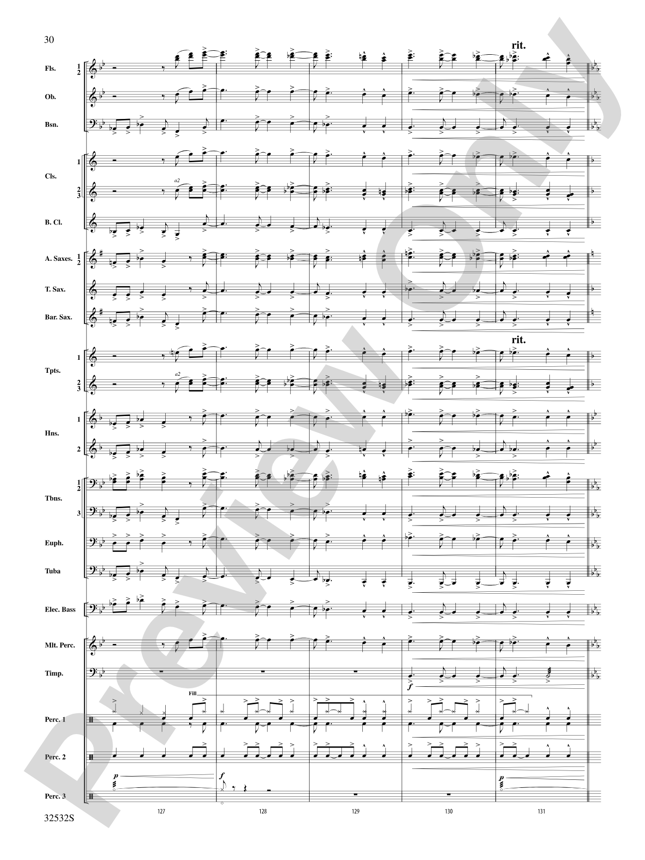 Led Zeppelin on Tour: Concert Band Conductor Score & Parts