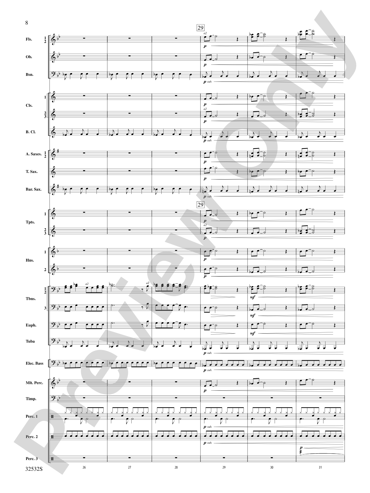 Led Zeppelin on Tour: Concert Band Conductor Score & Parts