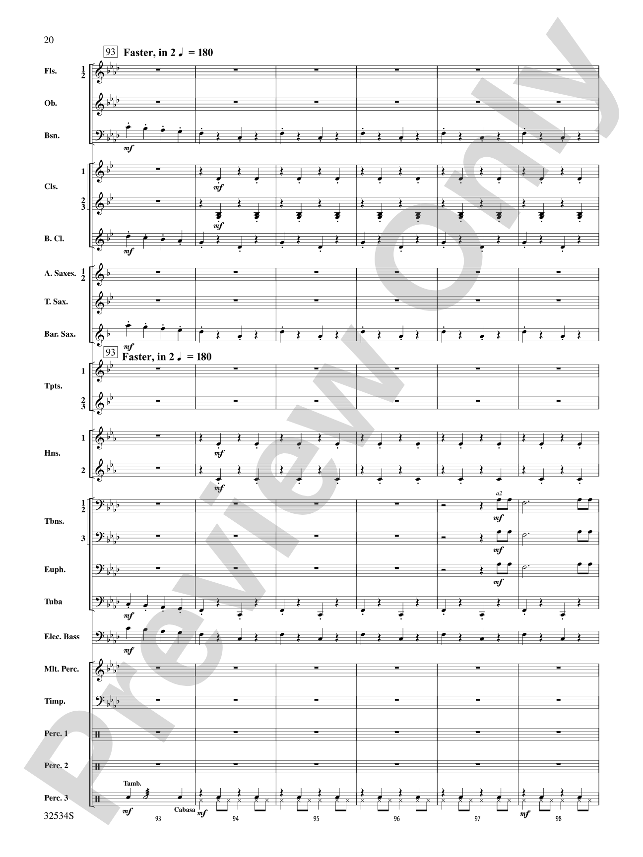 21st Century Breakdown, Suite from Green Day's: Concert Band Conductor Score & Parts