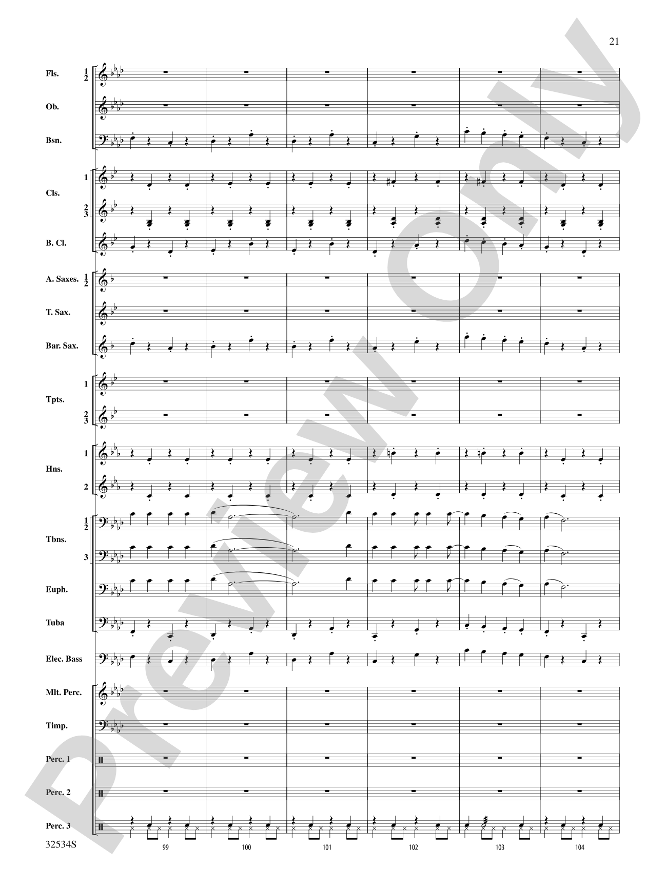 21st Century Breakdown, Suite from Green Day's: Concert Band Conductor Score & Parts