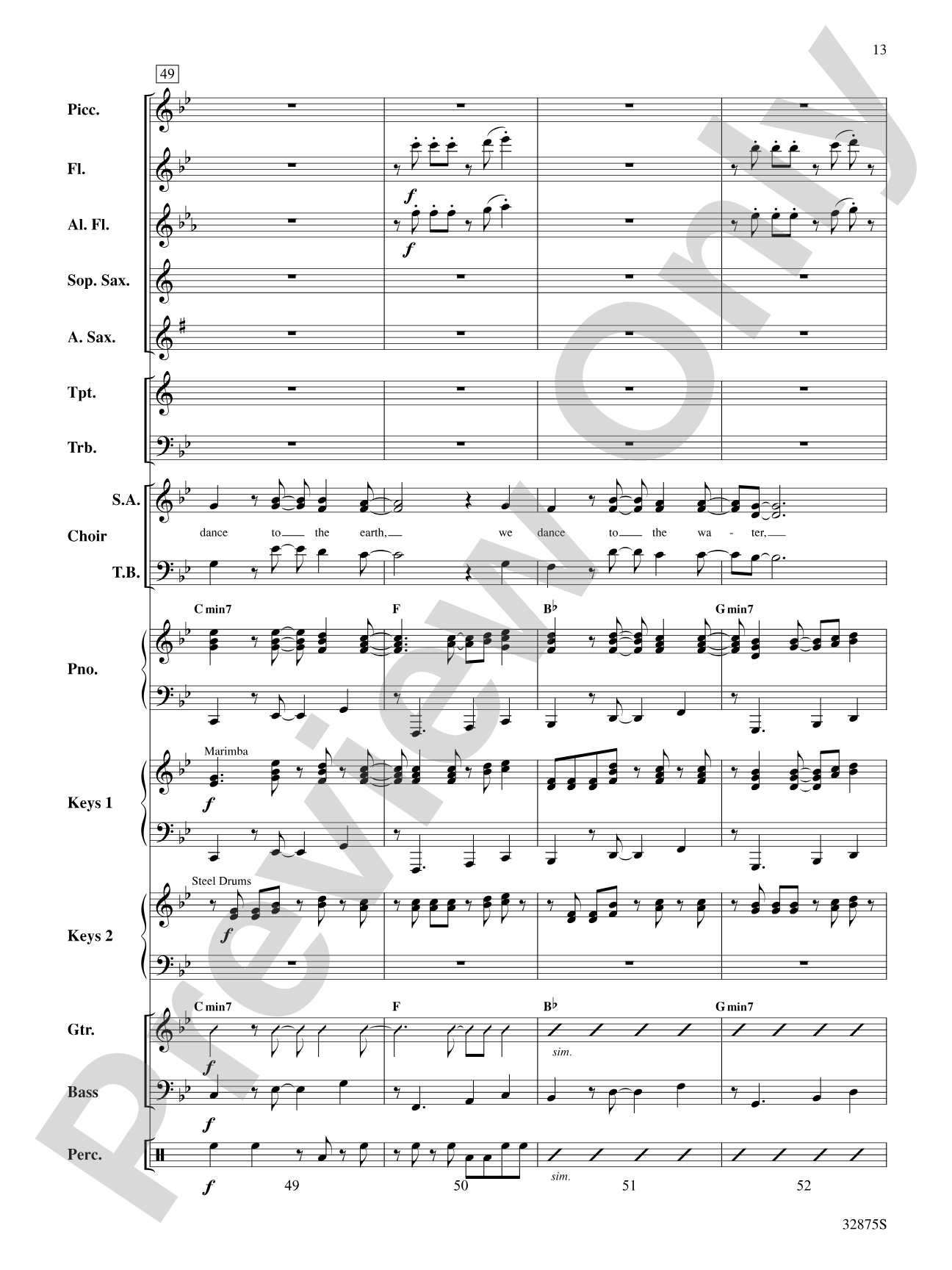 Once on This Island: A Choral Medley: Choral SoundPax