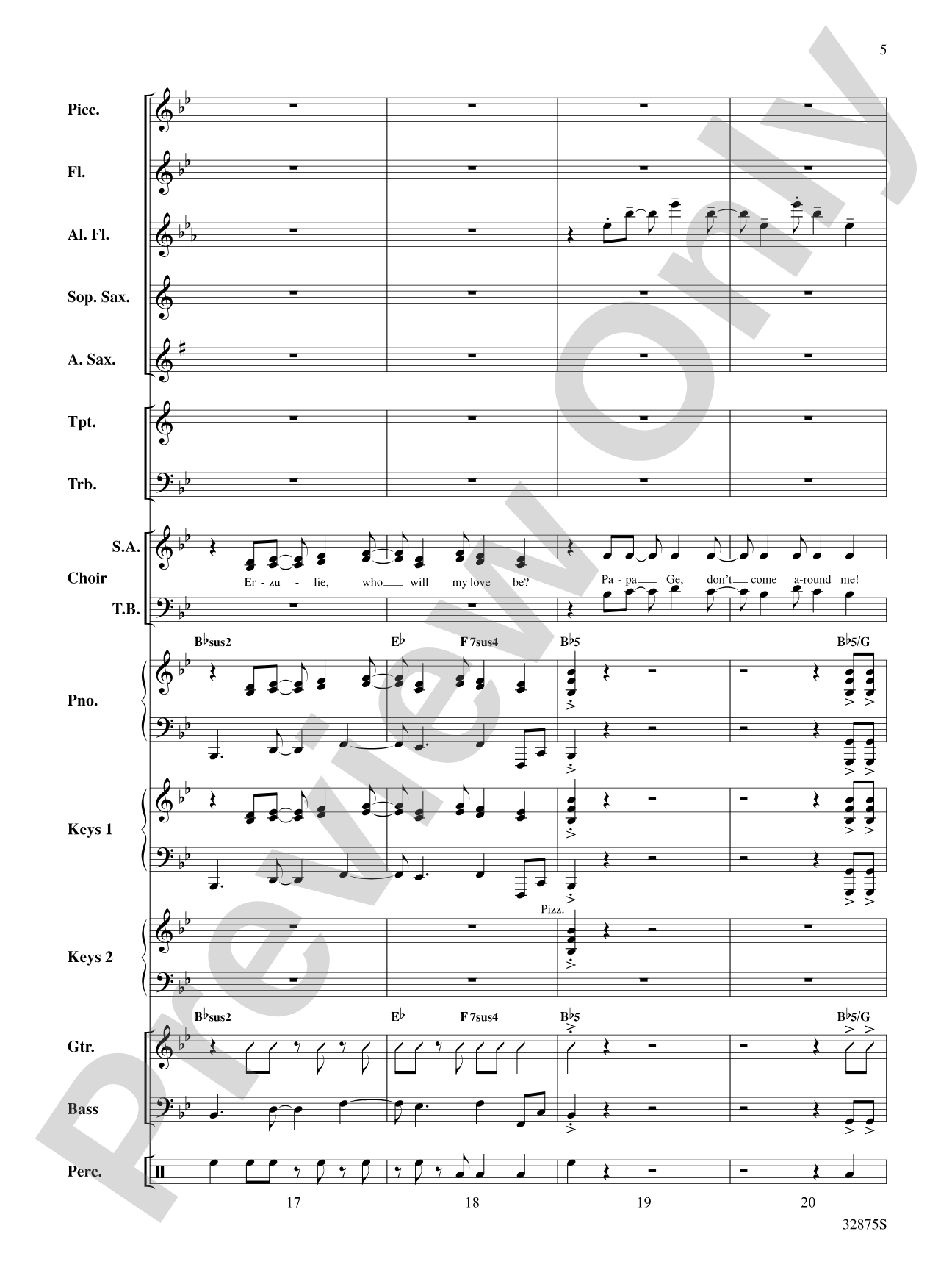 Once on This Island: A Choral Medley: Choral SoundPax