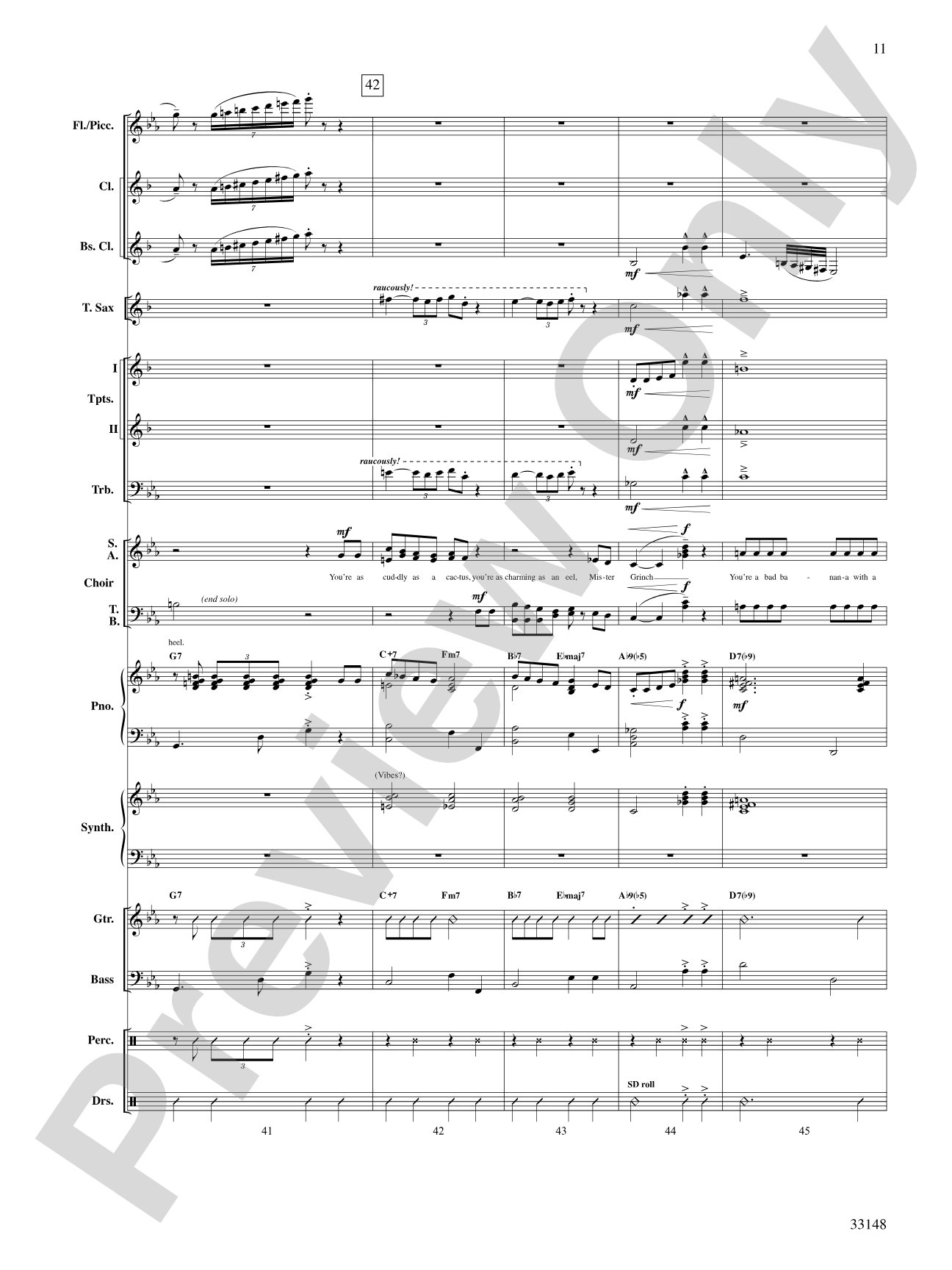 Grinch! A Christmas Choral Medley (from the motion picture Dr. Seuss' How the Grinch Stole Christmas): Choral SoundPax