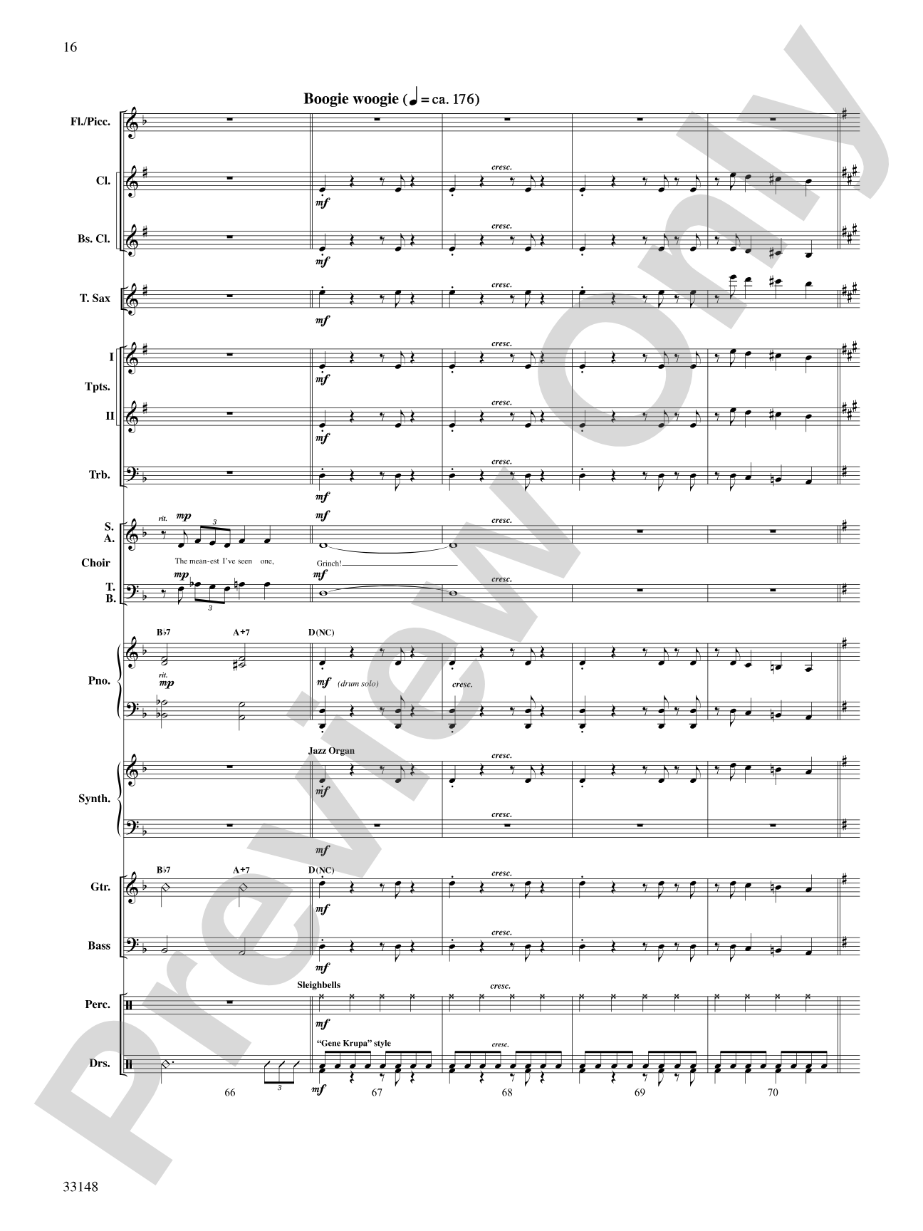 Grinch! A Christmas Choral Medley (from the motion picture Dr. Seuss' How the Grinch Stole Christmas): Choral SoundPax