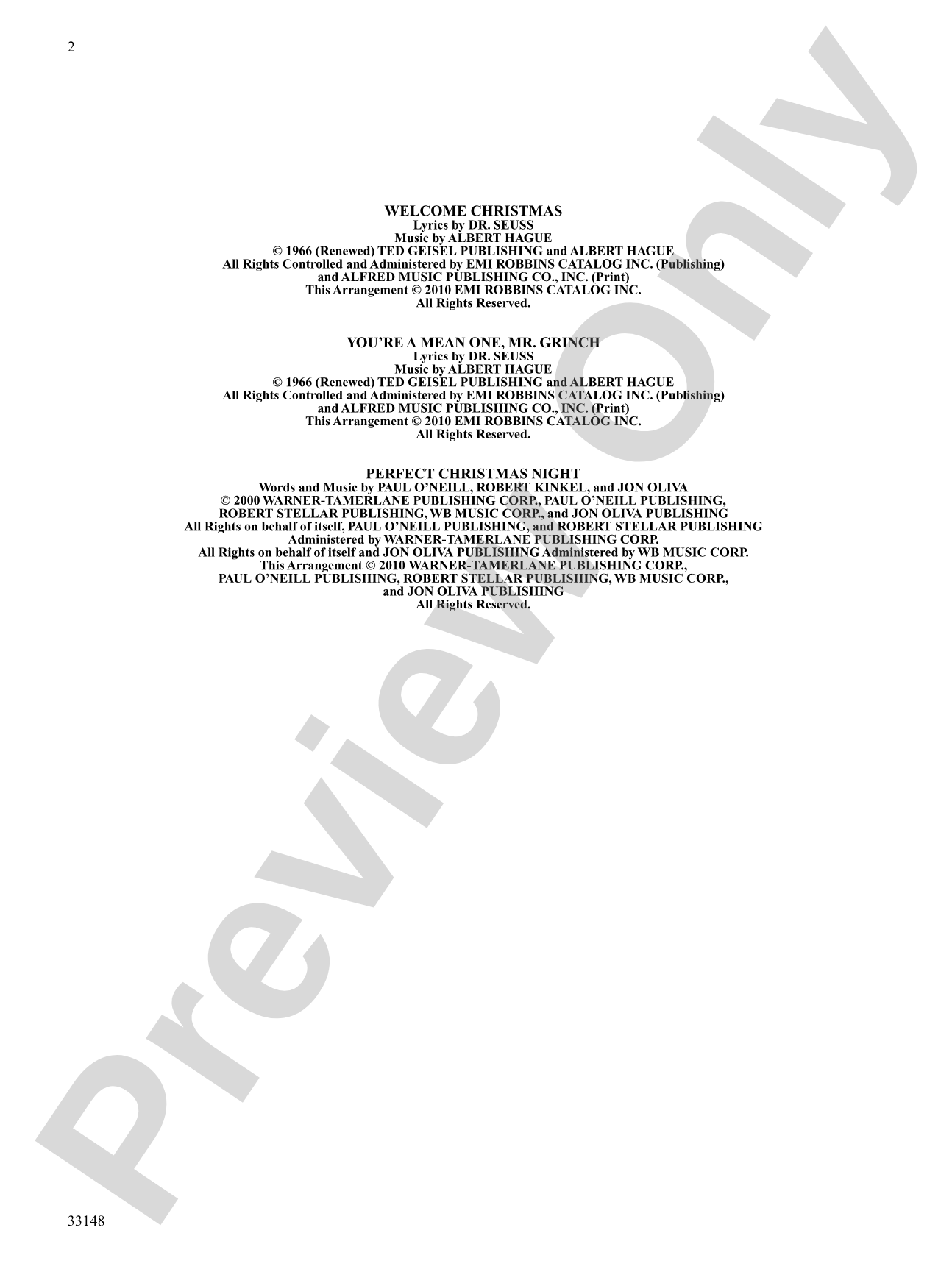 Grinch! A Christmas Choral Medley (from the motion picture Dr. Seuss' How the Grinch Stole Christmas): Choral SoundPax