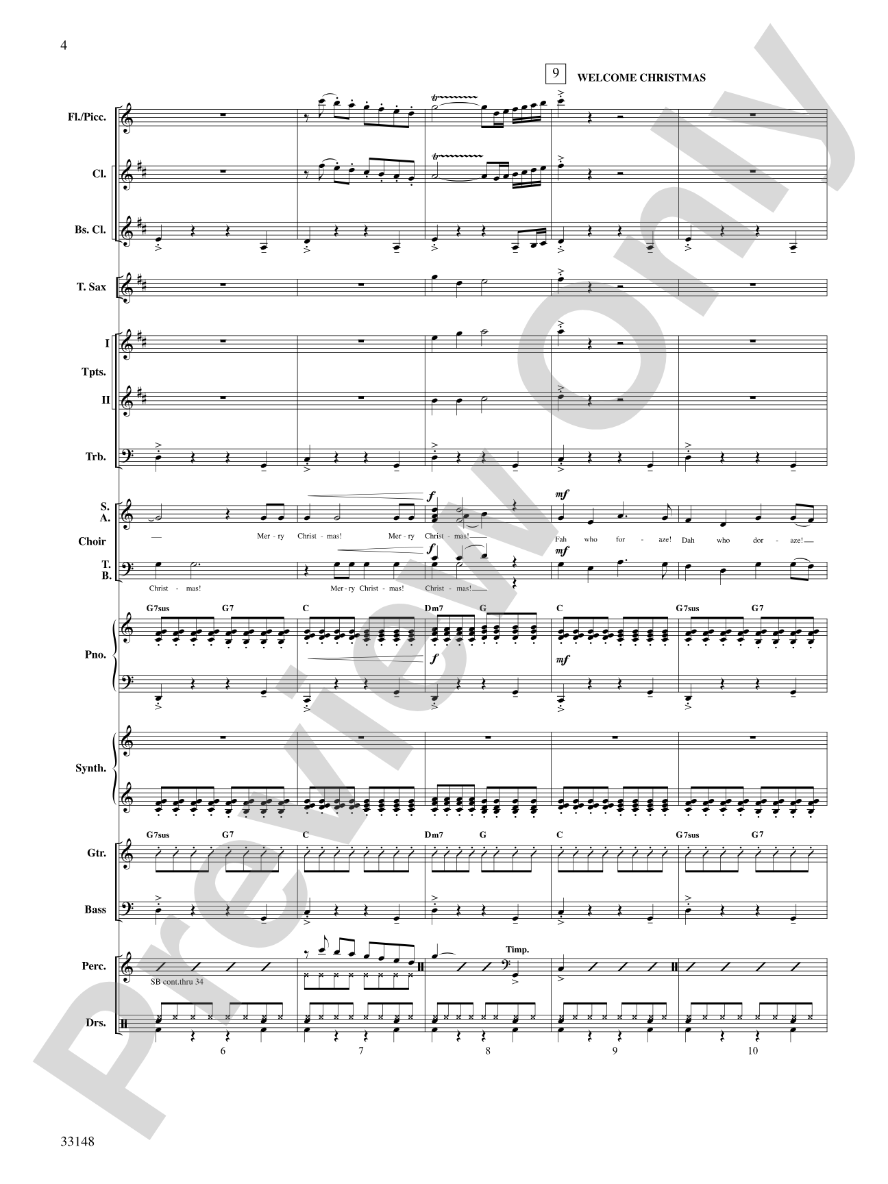 Grinch! A Christmas Choral Medley (from the motion picture Dr. Seuss' How the Grinch Stole Christmas): Choral SoundPax