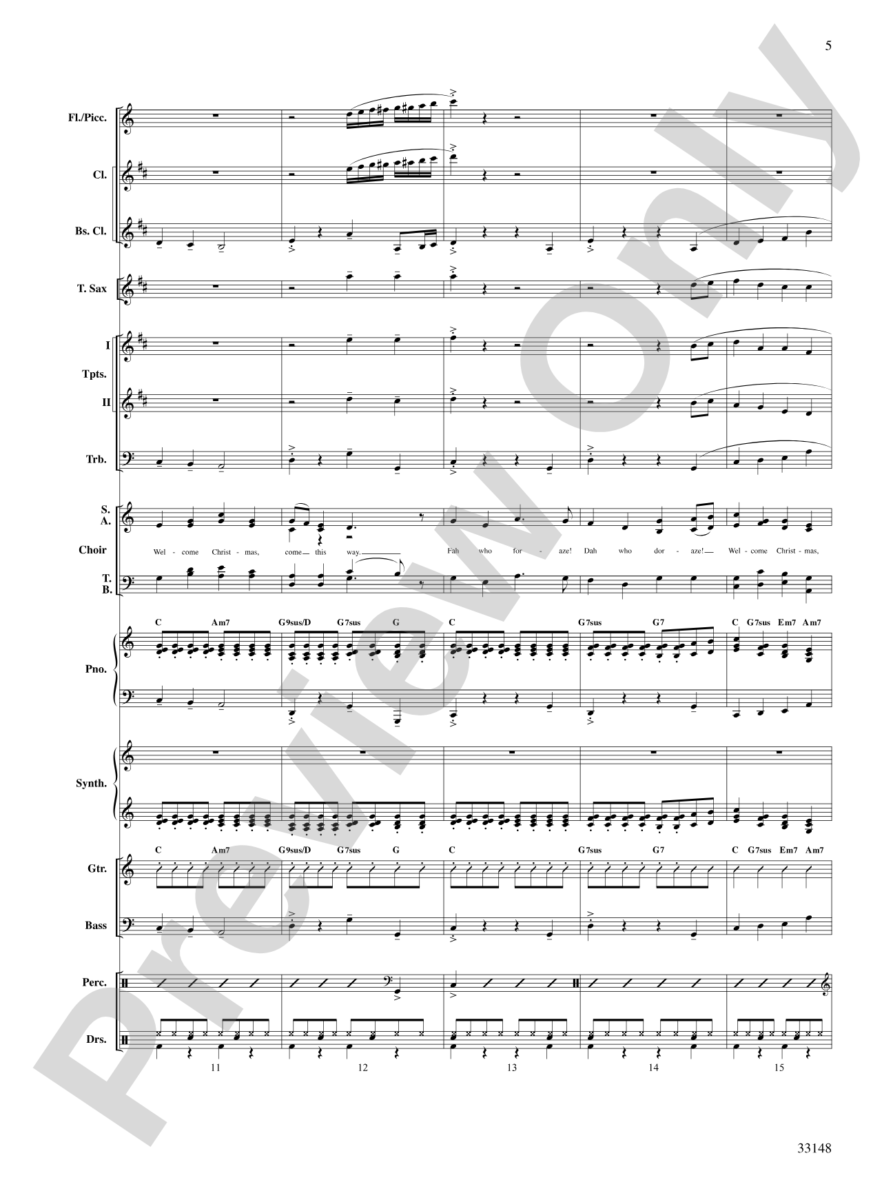 Grinch! A Christmas Choral Medley (from the motion picture Dr. Seuss' How the Grinch Stole Christmas): Choral SoundPax