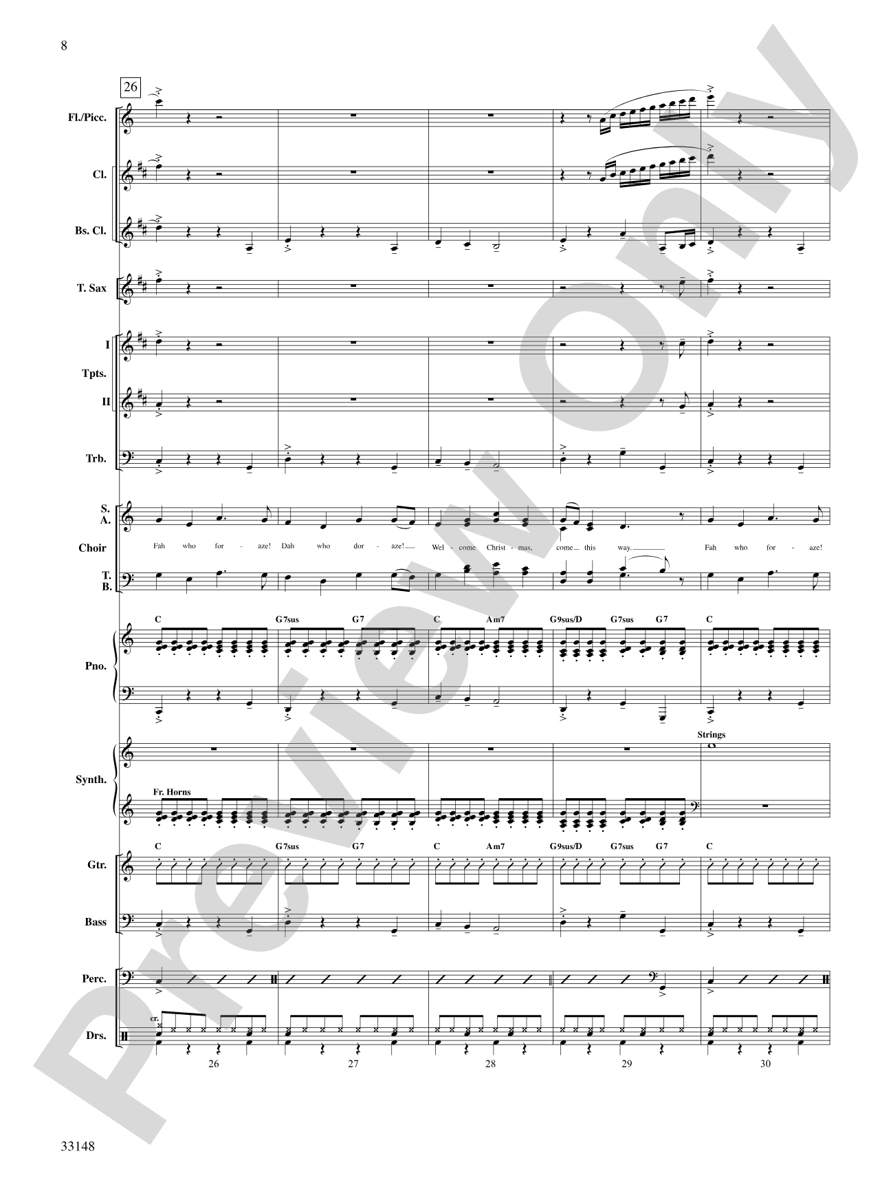 Grinch! A Christmas Choral Medley (from the motion picture Dr. Seuss' How the Grinch Stole Christmas): Choral SoundPax