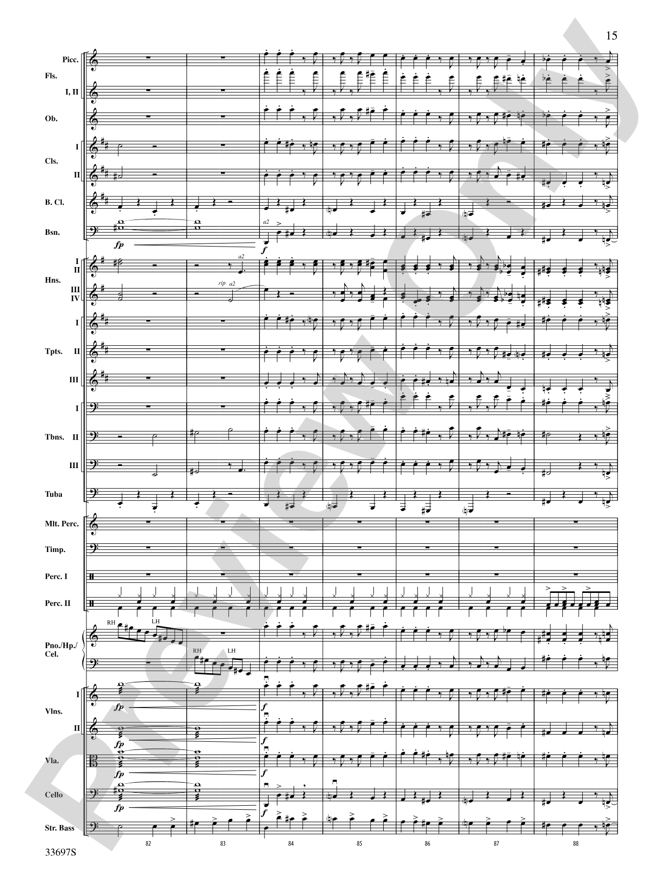 Harry Potter and the Half-Blood Prince, Concert Suite from: Full Orchestra Conductor Score & Parts
