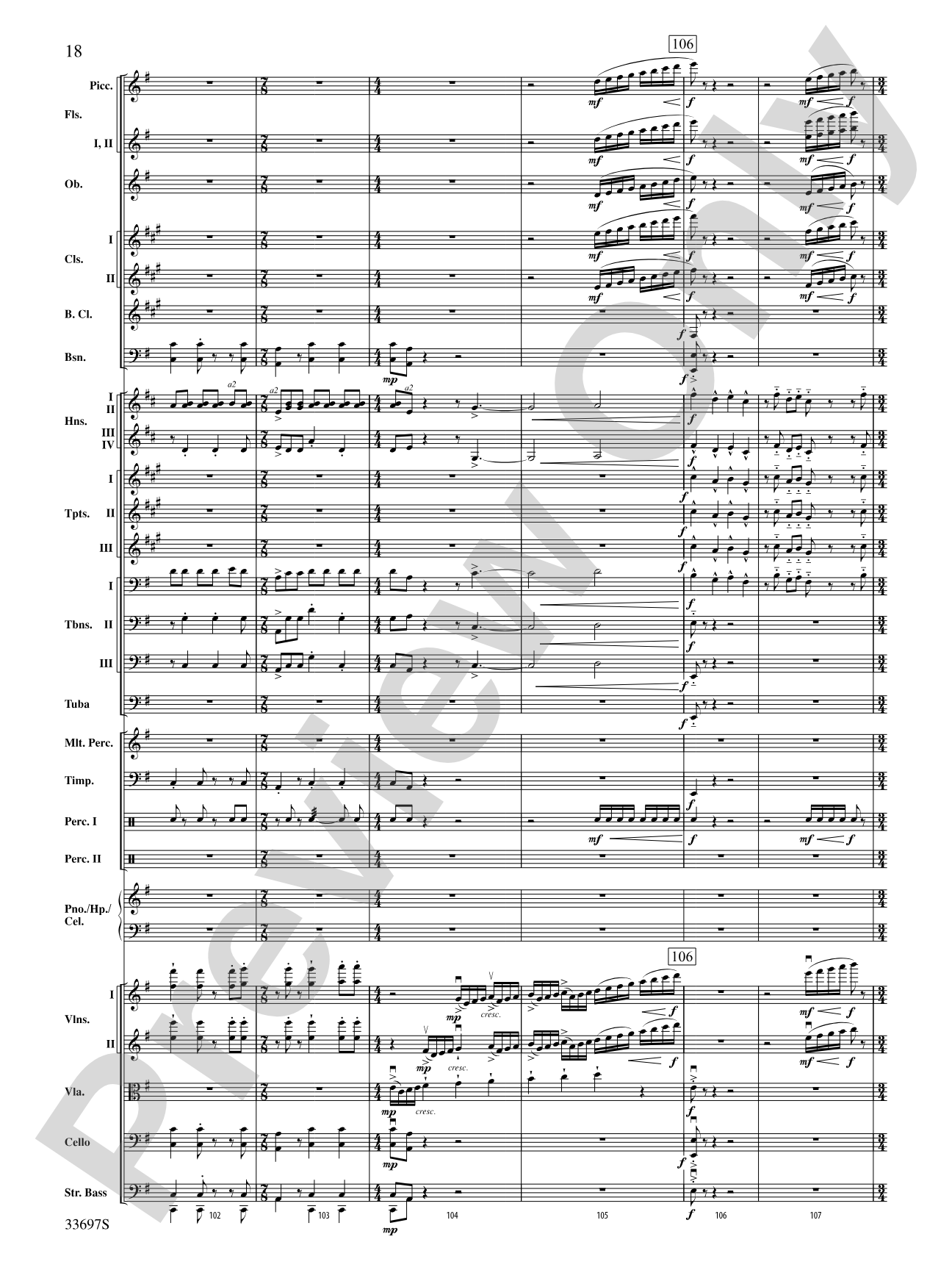 Harry Potter and the Half-Blood Prince, Concert Suite from: Full Orchestra Conductor Score & Parts