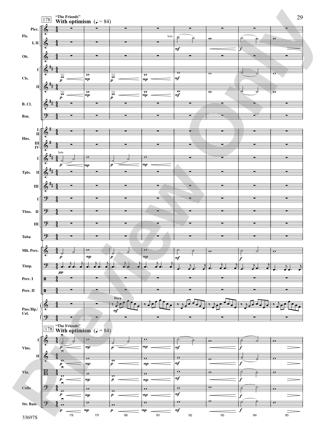 Harry Potter and the Half-Blood Prince, Concert Suite from: Full Orchestra Conductor Score & Parts