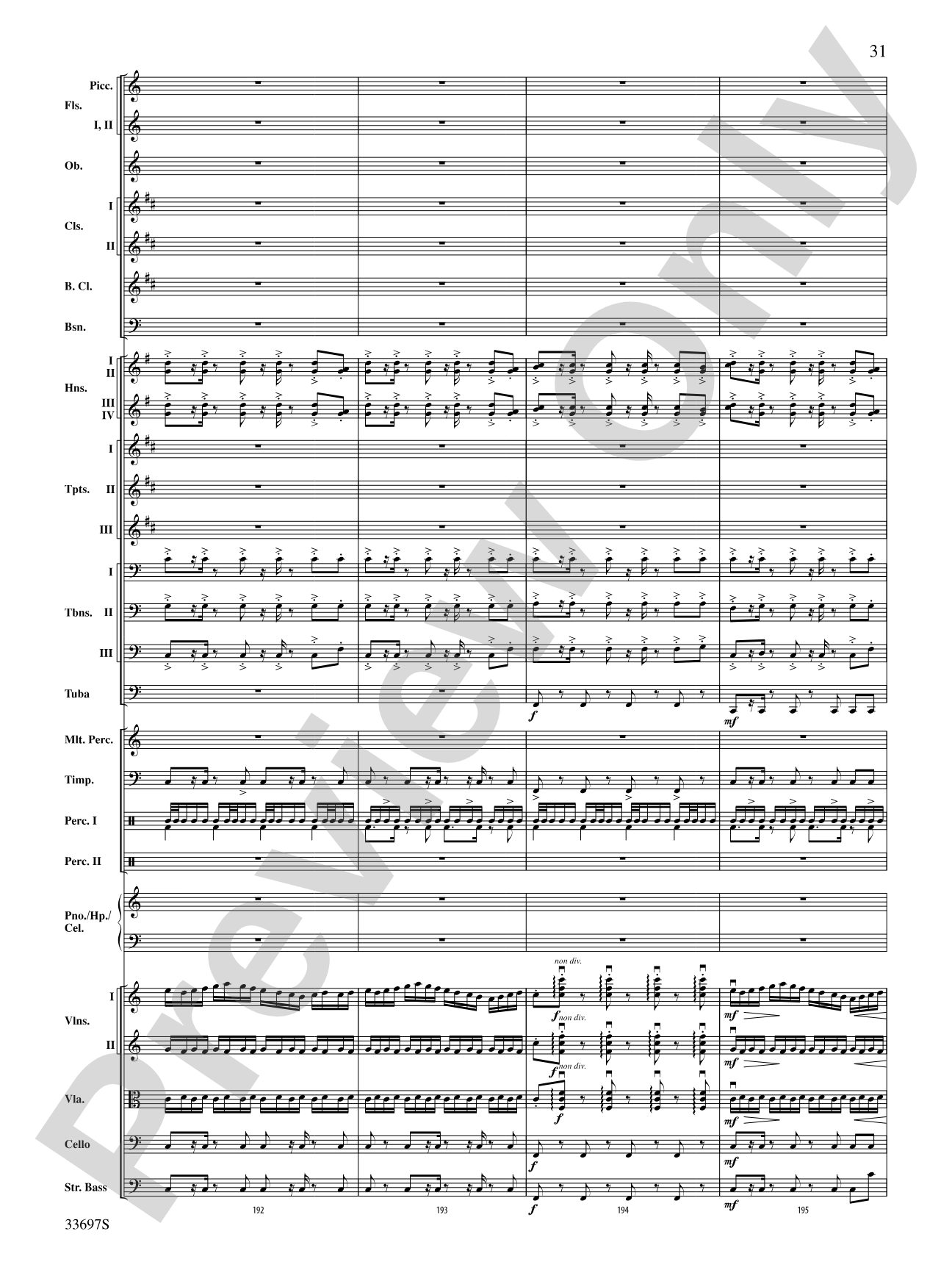Harry Potter and the Half-Blood Prince, Concert Suite from: Full Orchestra Conductor Score & Parts