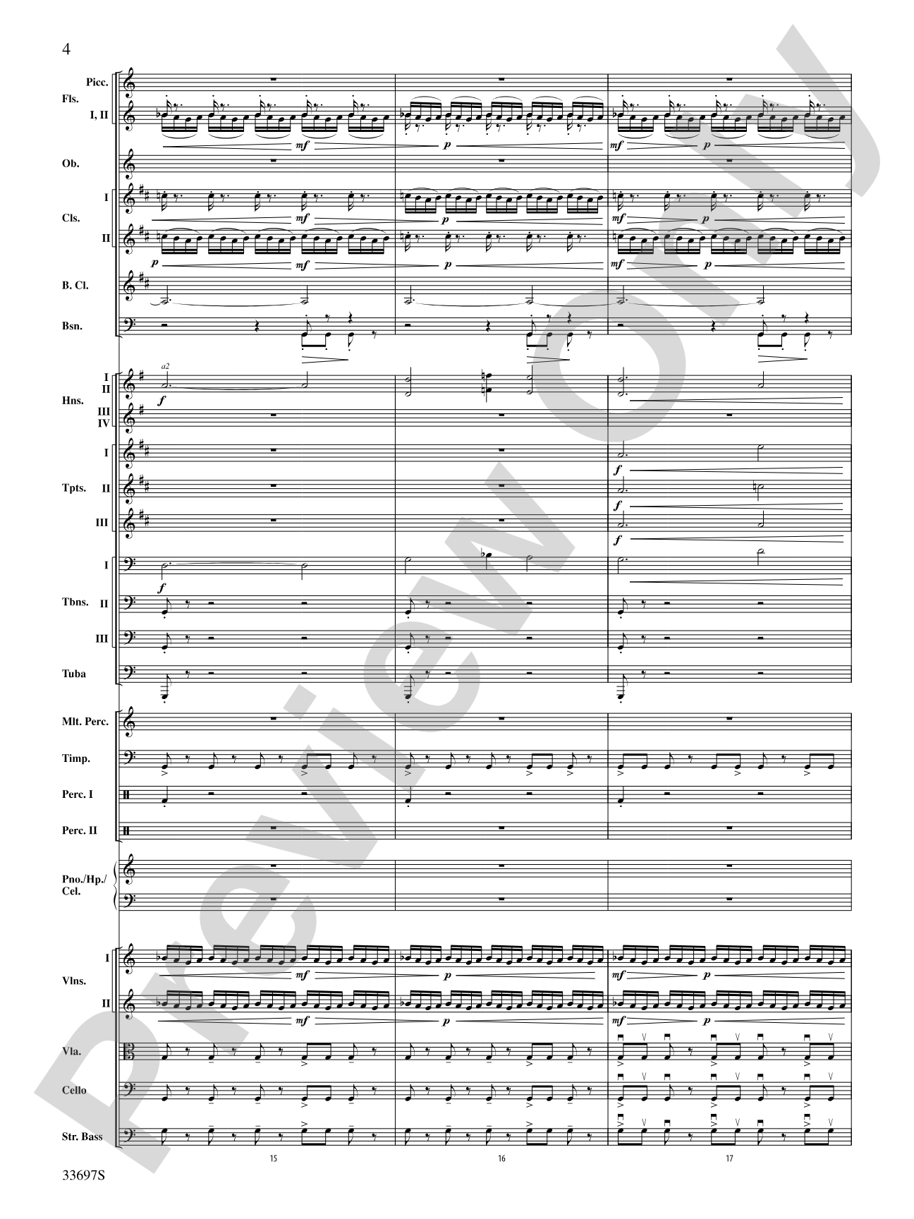 Harry Potter and the Half-Blood Prince, Concert Suite from: Full Orchestra Conductor Score & Parts