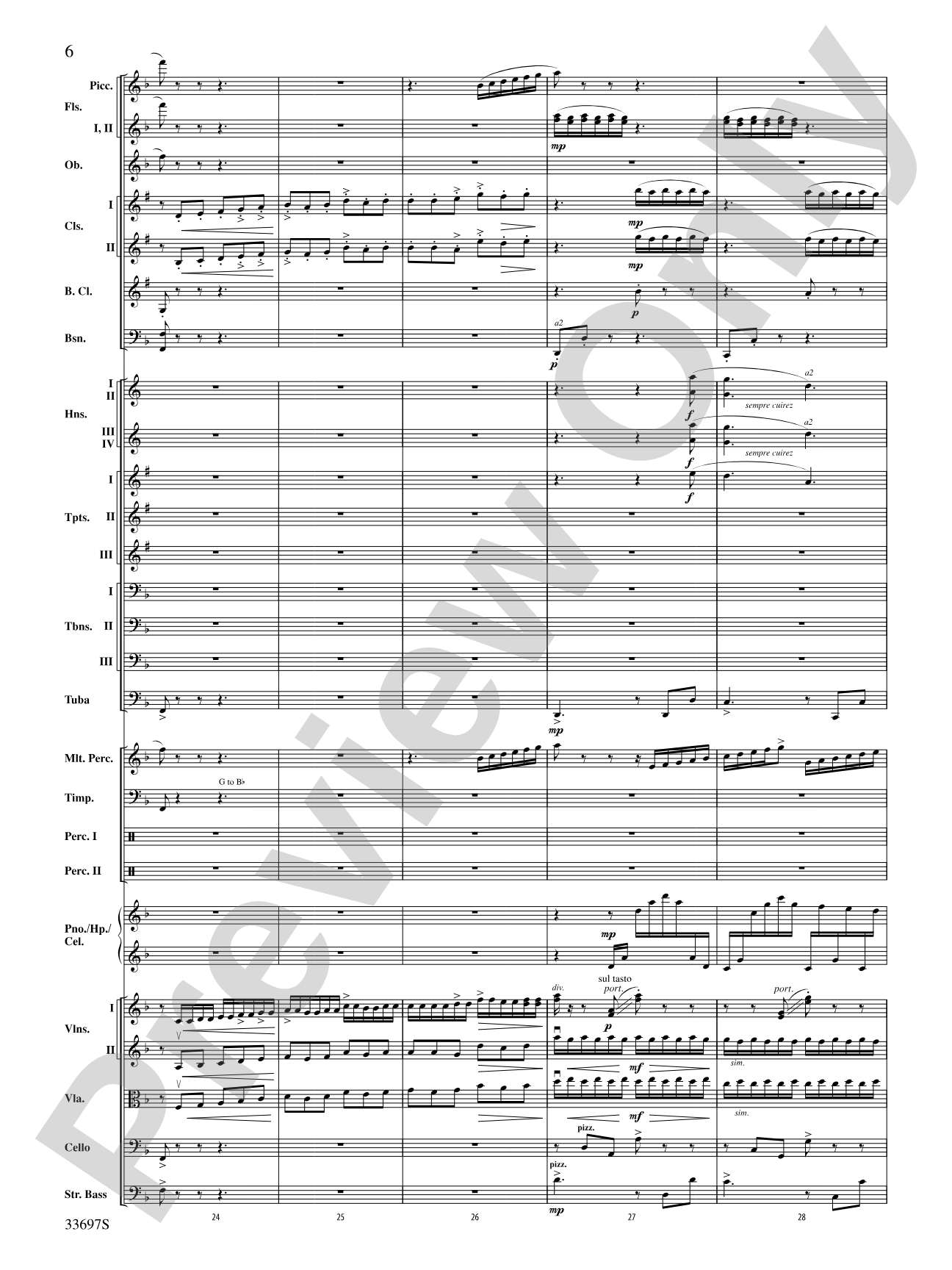 Harry Potter and the Half-Blood Prince, Concert Suite from: Full Orchestra Conductor Score & Parts