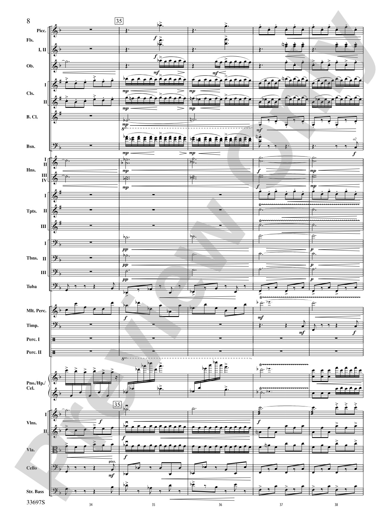 Harry Potter and the Half-Blood Prince, Concert Suite from: Full Orchestra Conductor Score & Parts