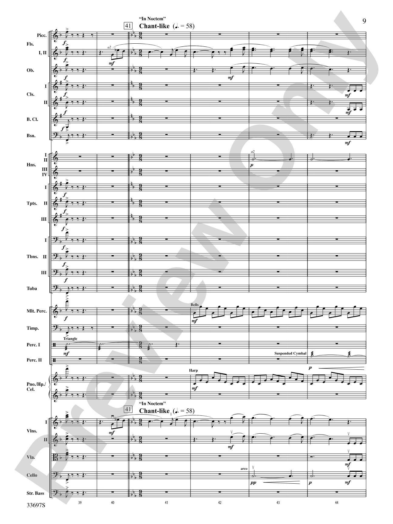 Harry Potter and the Half-Blood Prince, Concert Suite from: Full Orchestra Conductor Score & Parts