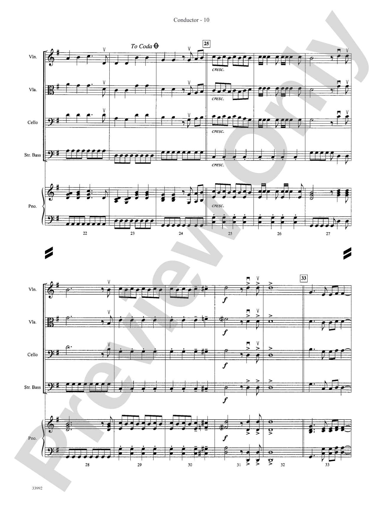 Great Themes from TV and Movies: String Orchestra Conductor Score & Parts