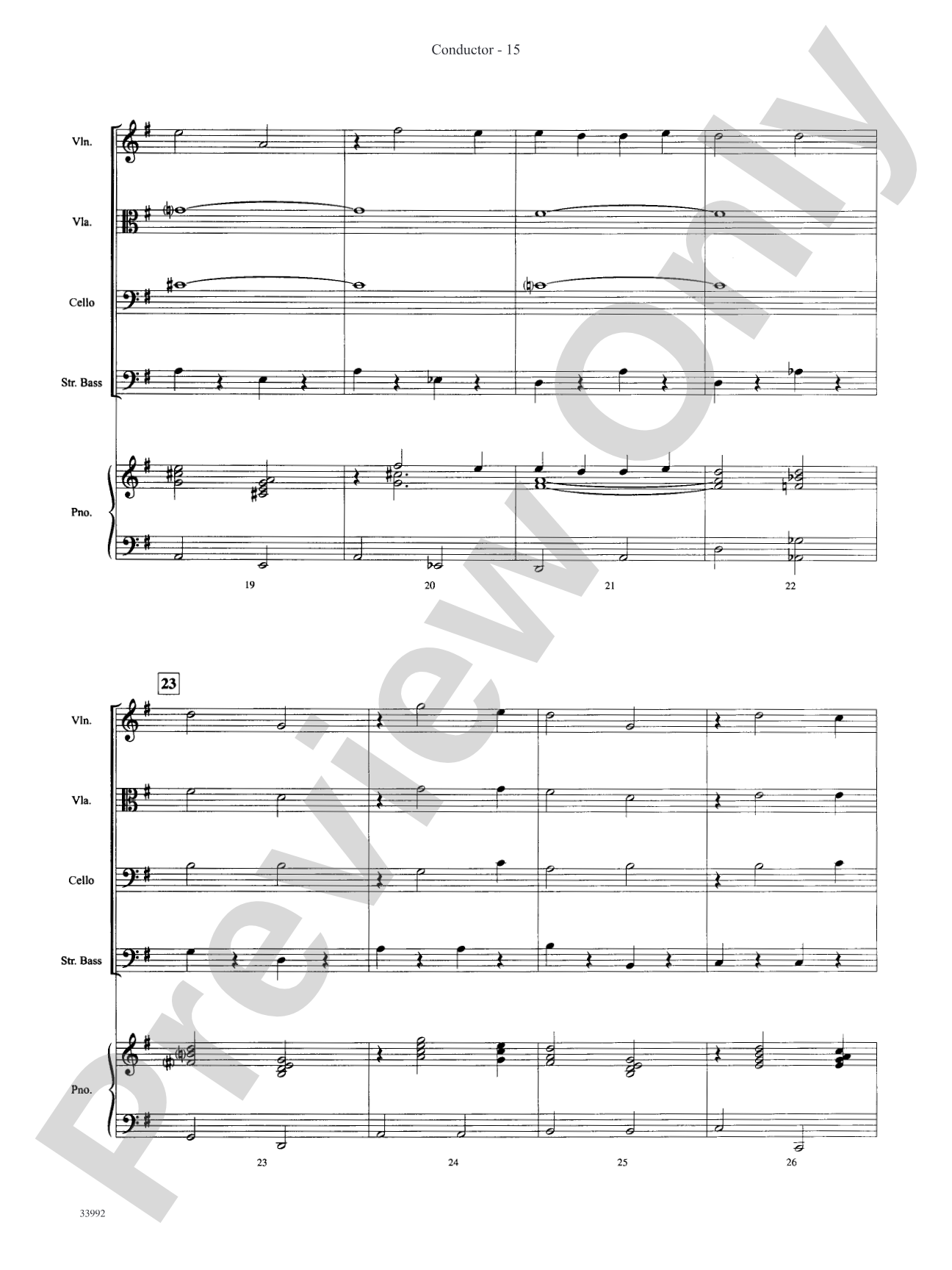 Great Themes from TV and Movies: String Orchestra Conductor Score & Parts